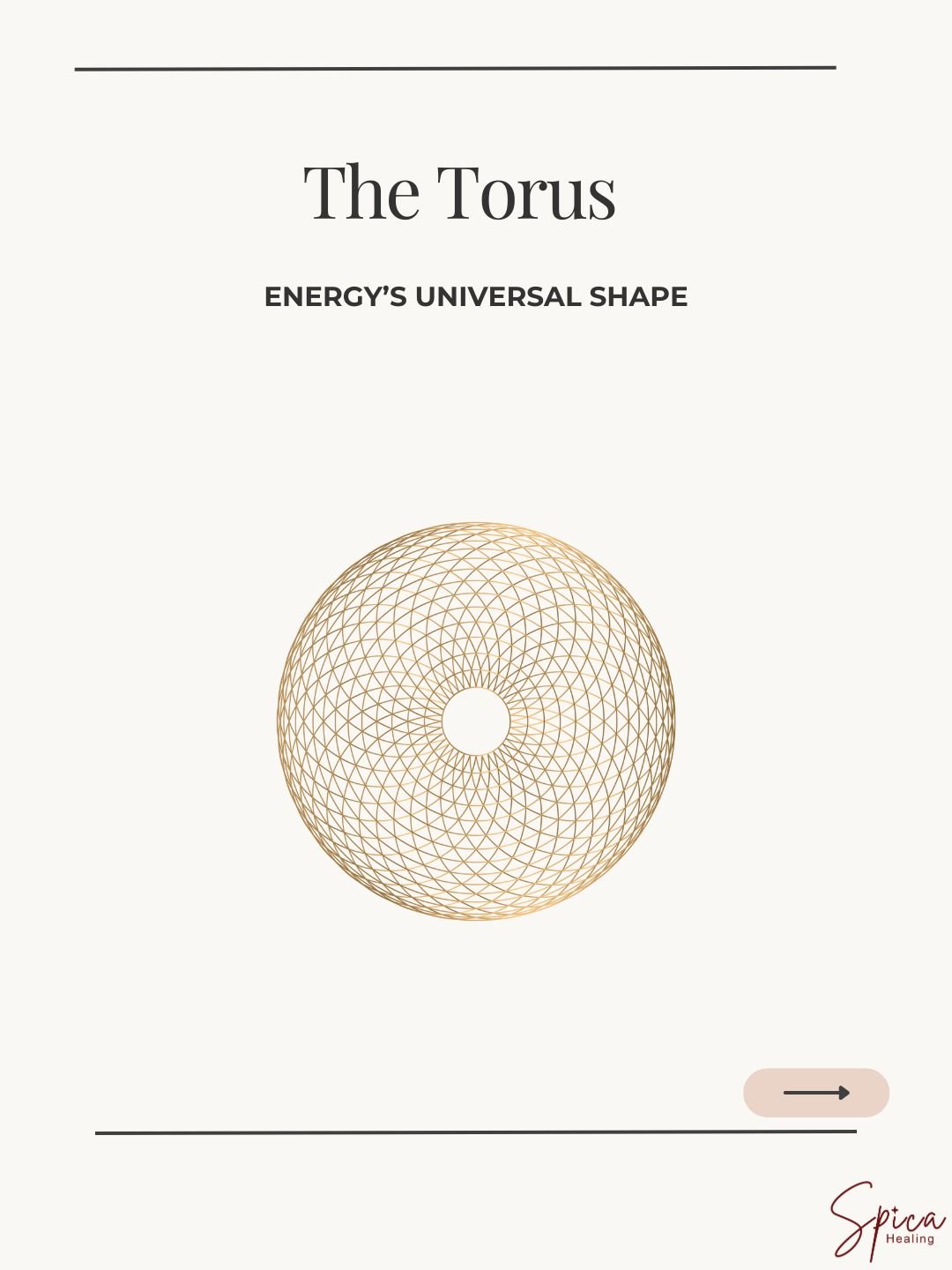 The torus is a 3D shape that looks like a donut. A circle with a hole in the middle. But it&rsquo;s much more than a shape; it&rsquo;s a universal energy pattern found in nature, the human body, and the cosmos.
#spicahealing #sacredgeometry #redhill 