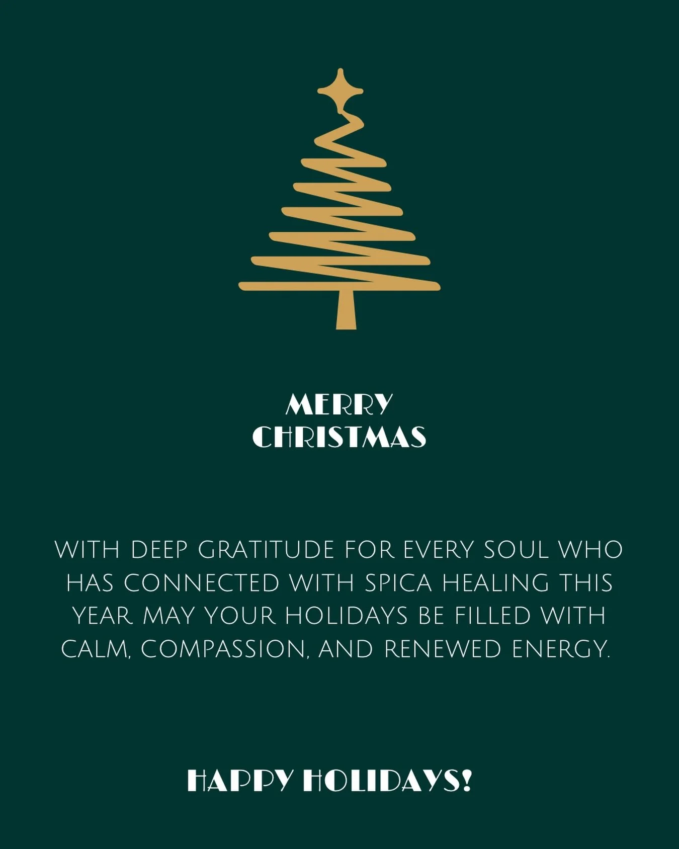 Happy Holidays and all the very best for 2026! It IS going to be EPIC in every way!