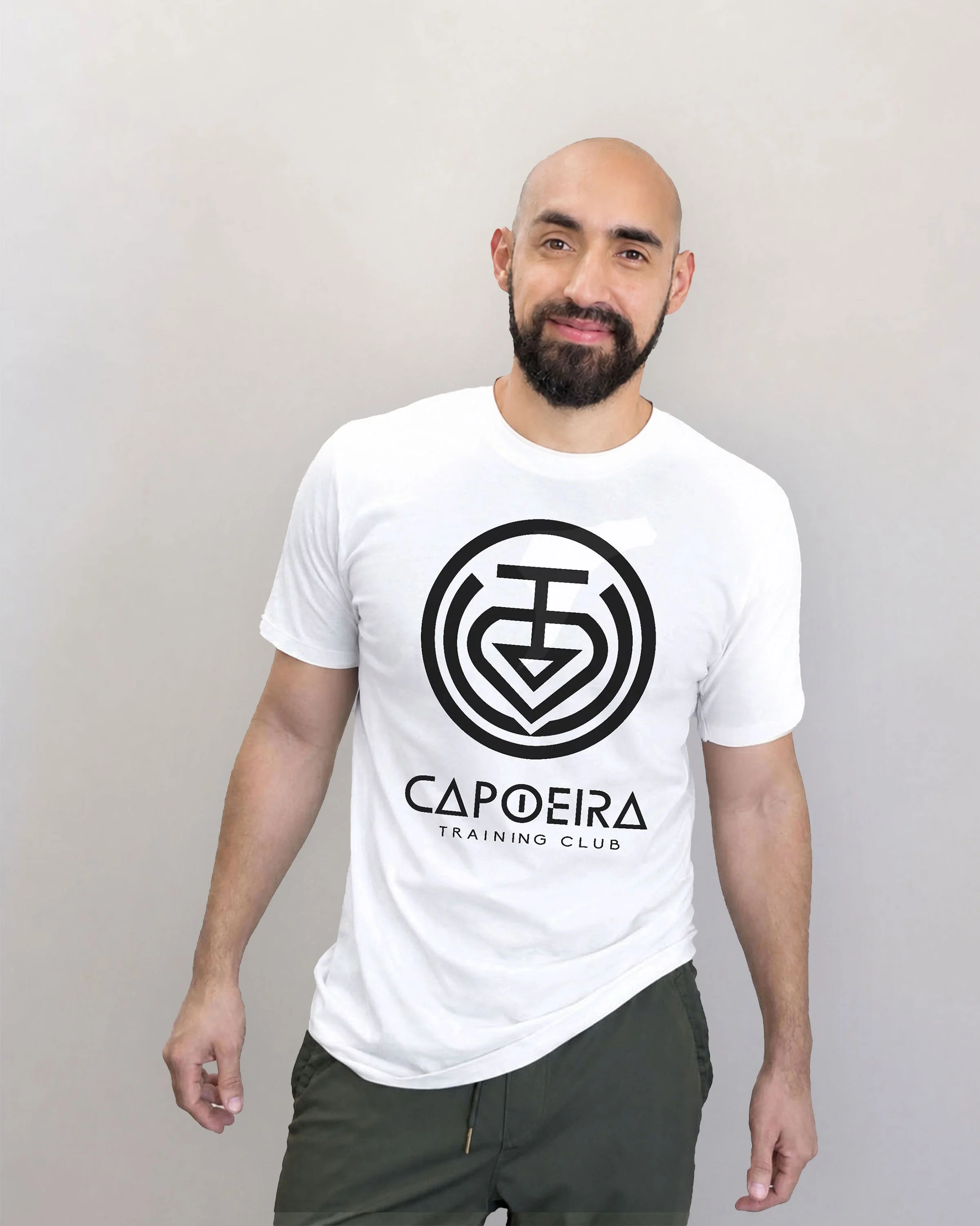 Men’s White Heavyweight Tee | Black CTC Logo