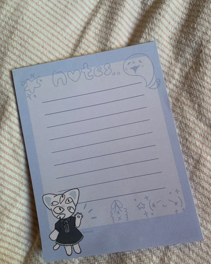 newwww notepads for crow market this weekend!! will be throwing these on e☆tsy soon too, dont forget we are closeddd online thru may so omly two more weeks to get yr online orders in before summer!! #stationerydesign