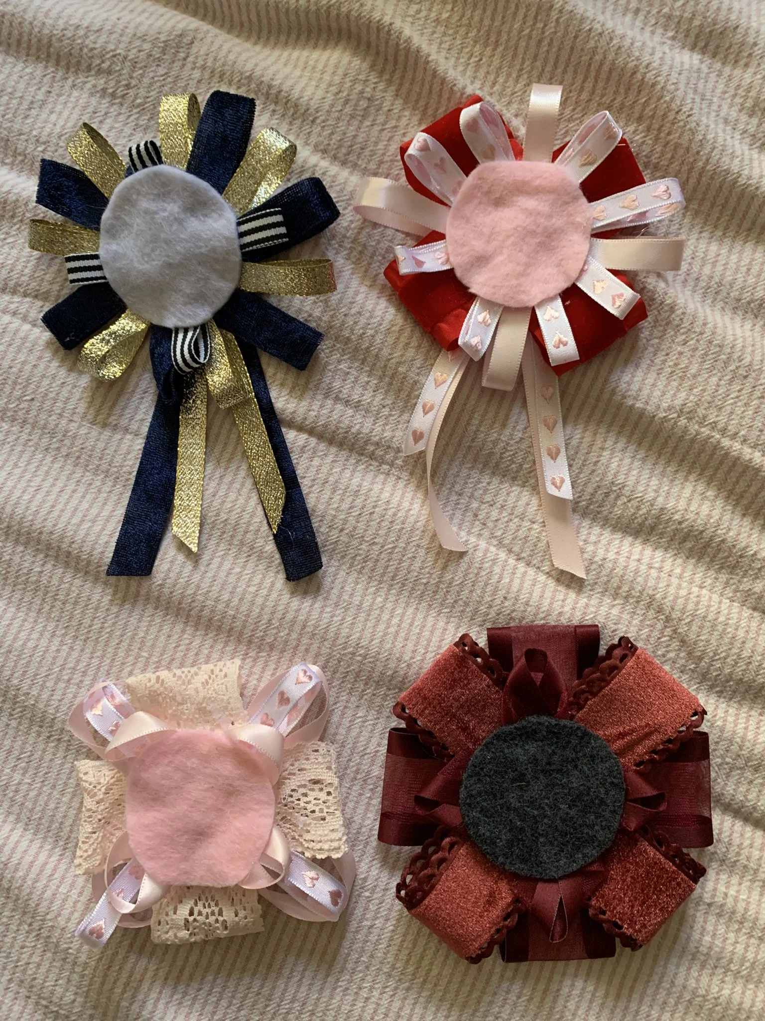 handmade rosettes