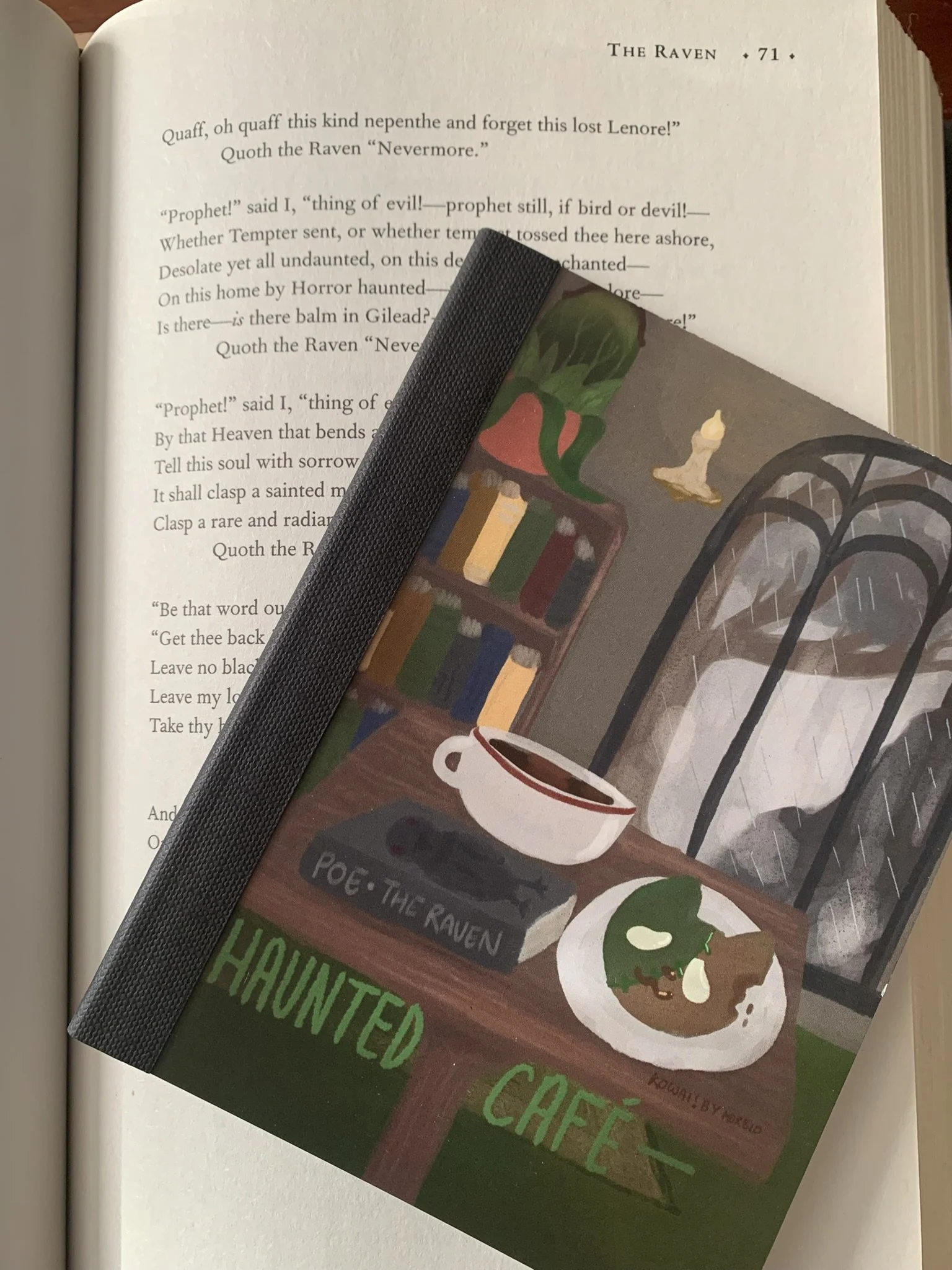 haunted cafe notebook