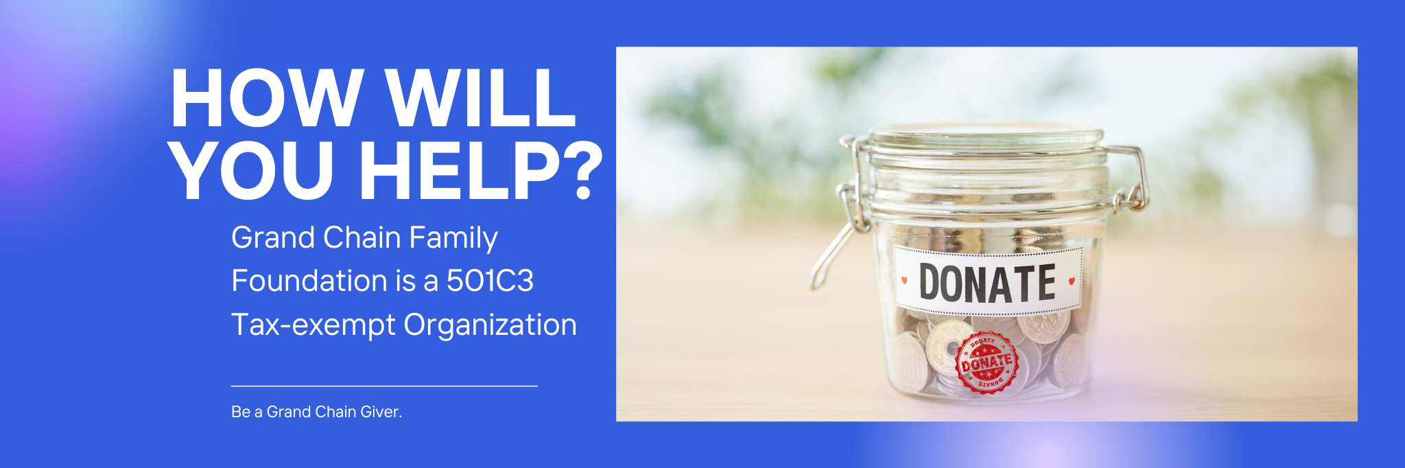 Donate — Grand Chain Family Foundation