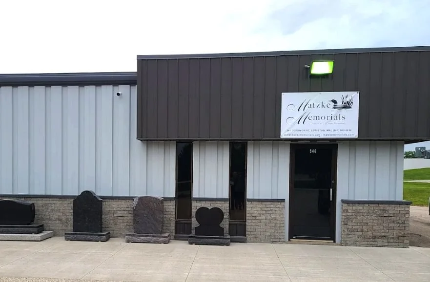 Matzke Memorials Building in Lewiston MN