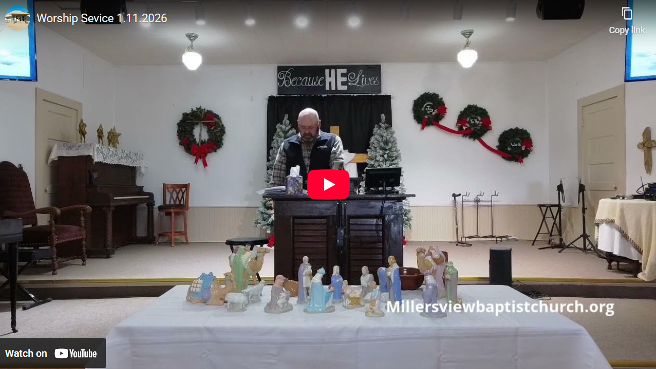 Worship Service 1.11.2026