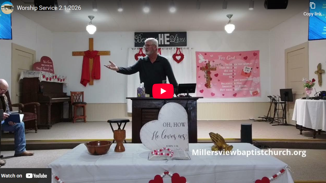 Worship Service 2.1.2026