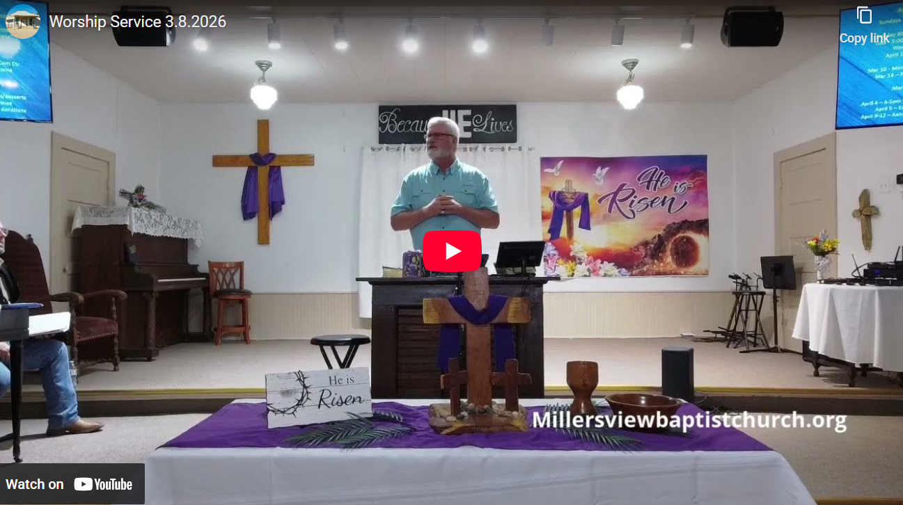 Worship Service 3.8.2026