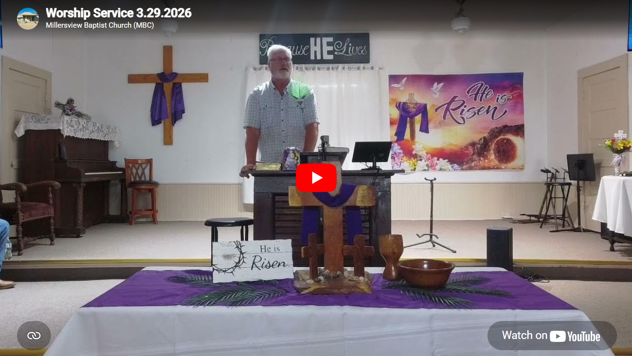 Worship Service 3.29.2026