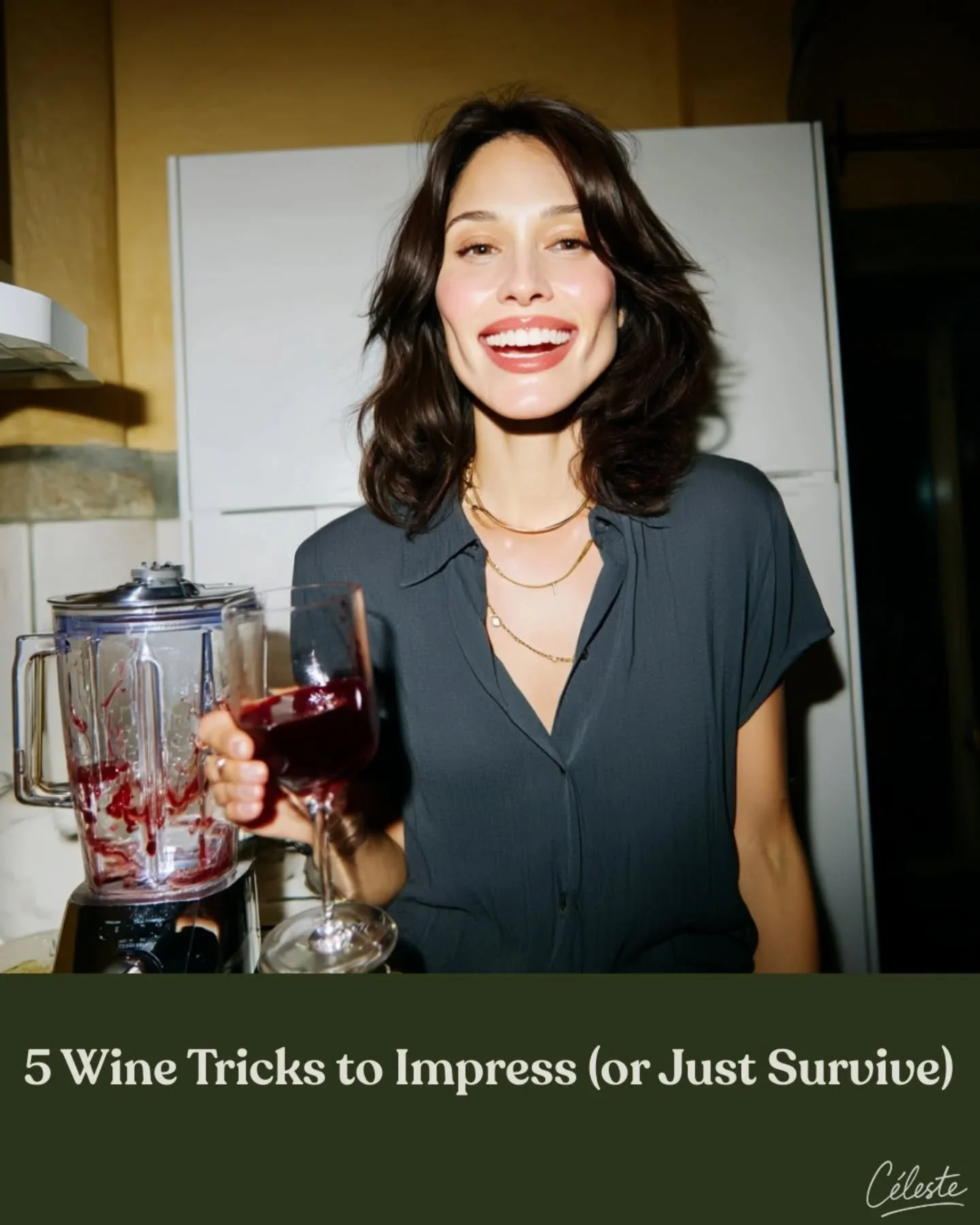 5 wine hacks you didn&rsquo;t know you needed. Half genius, half guilty pleasure &ndash; all tr&egrave;s C&eacute;leste.

1️⃣ Frozen Jalape&ntilde;os in Sauvignon Blanc 🌶️
Because ice cubes are boring, and drama tastes better when it burns a little.