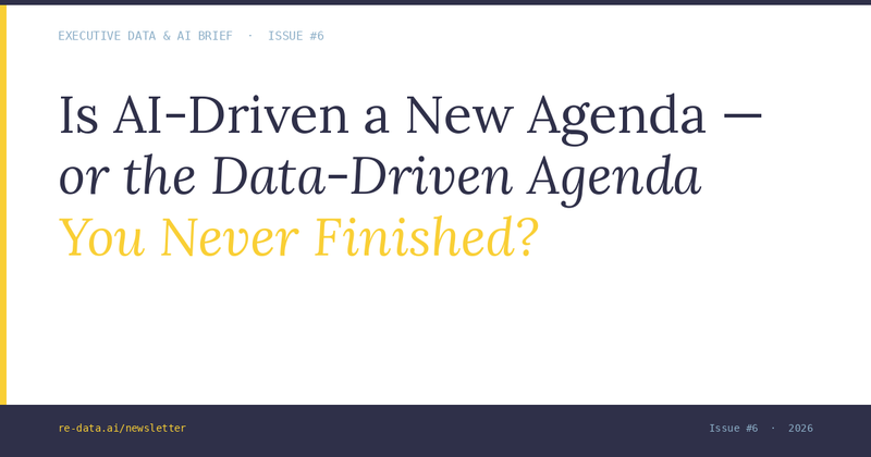 Is AI-Driven a New Agenda ?