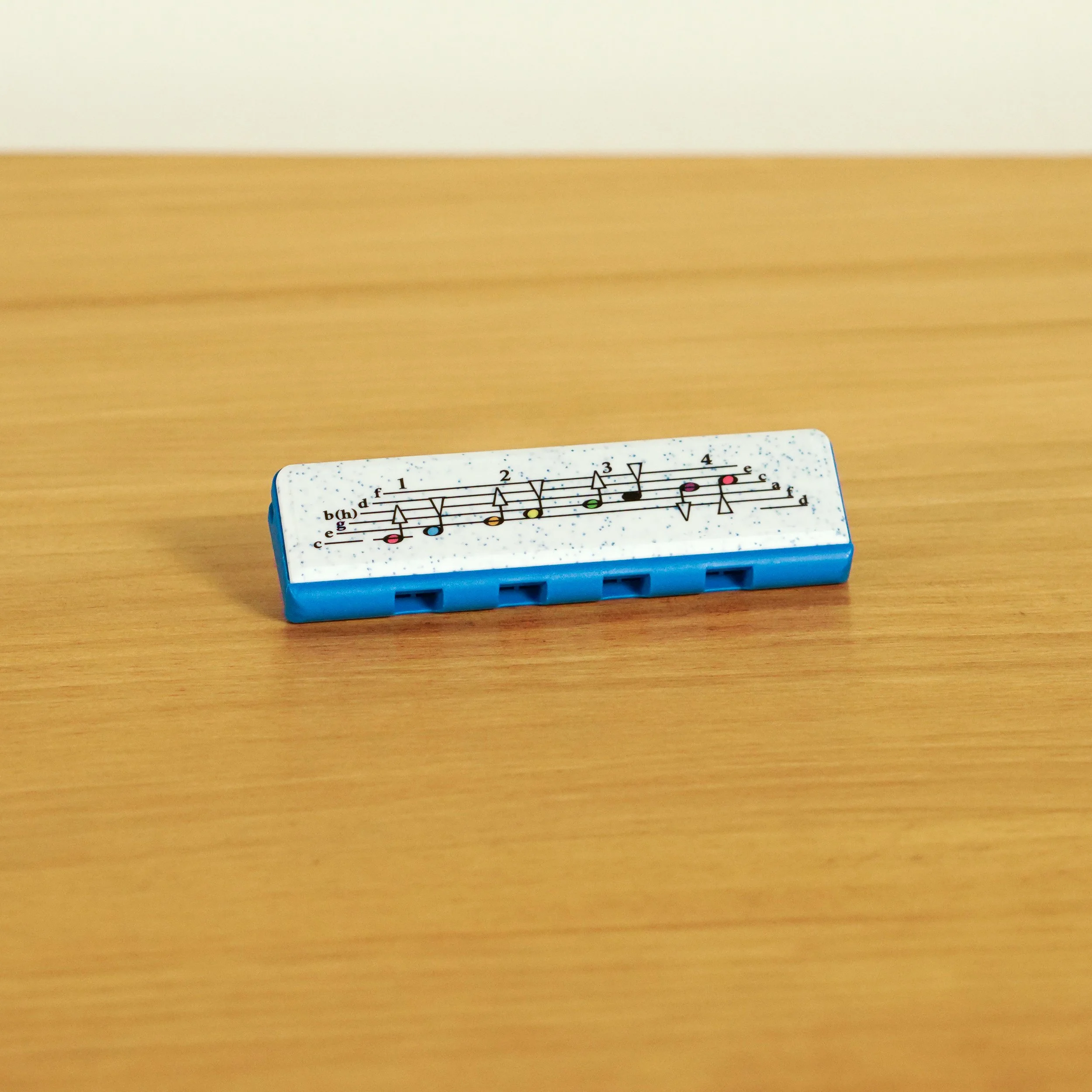 Armonica de iniciacion en Do color azul.