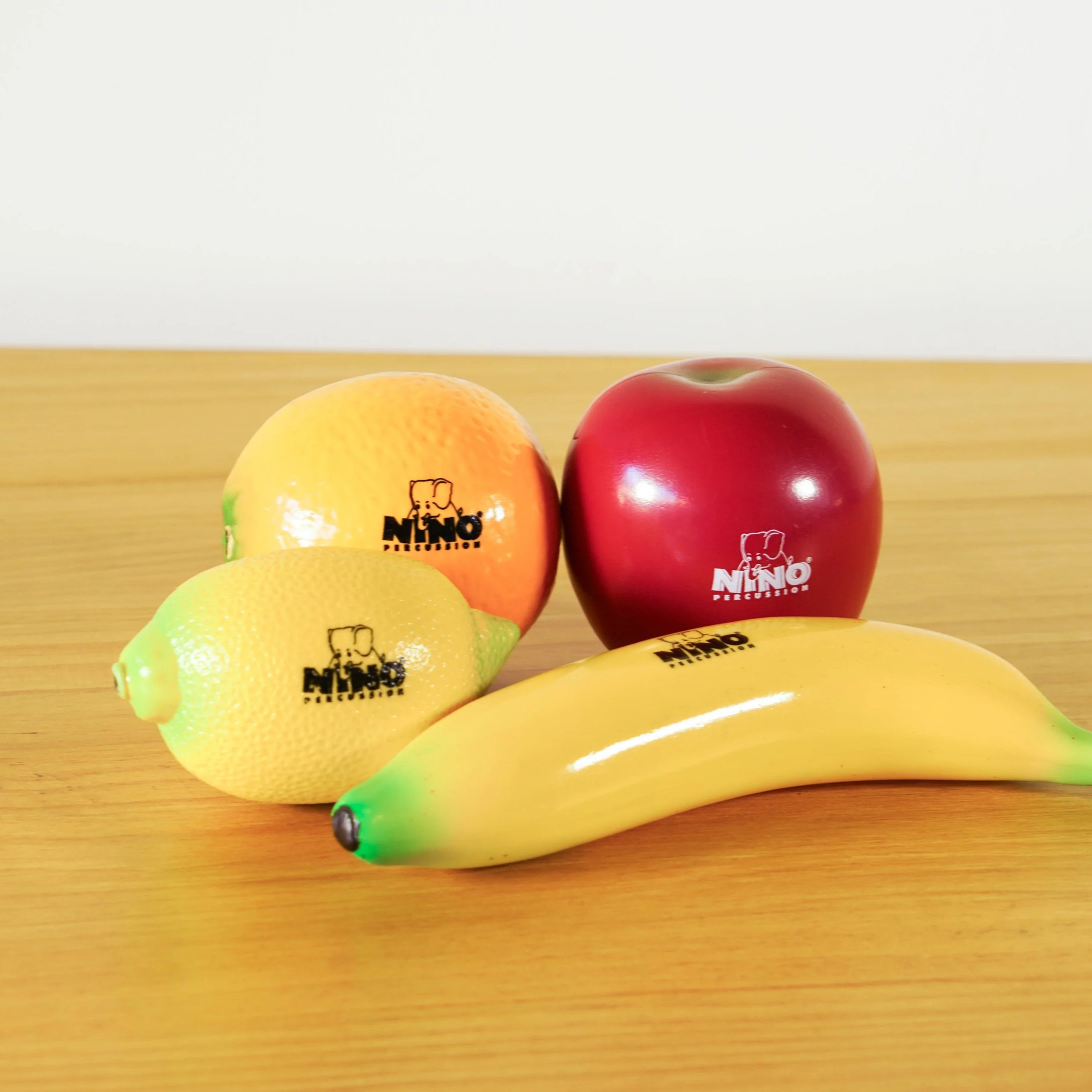 Set de shakers de fruta – pequeña percusión