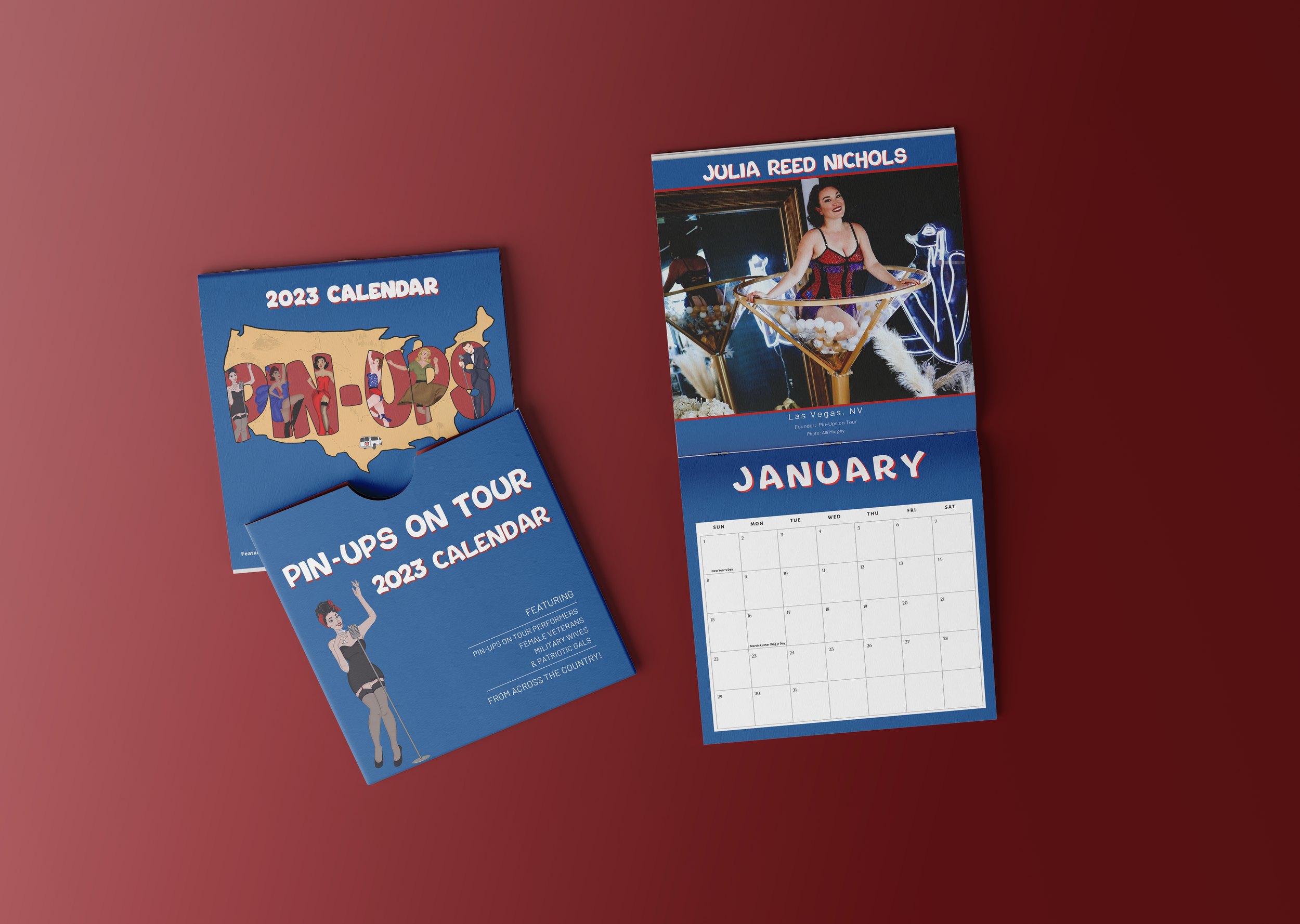 Pinupsontour calendar