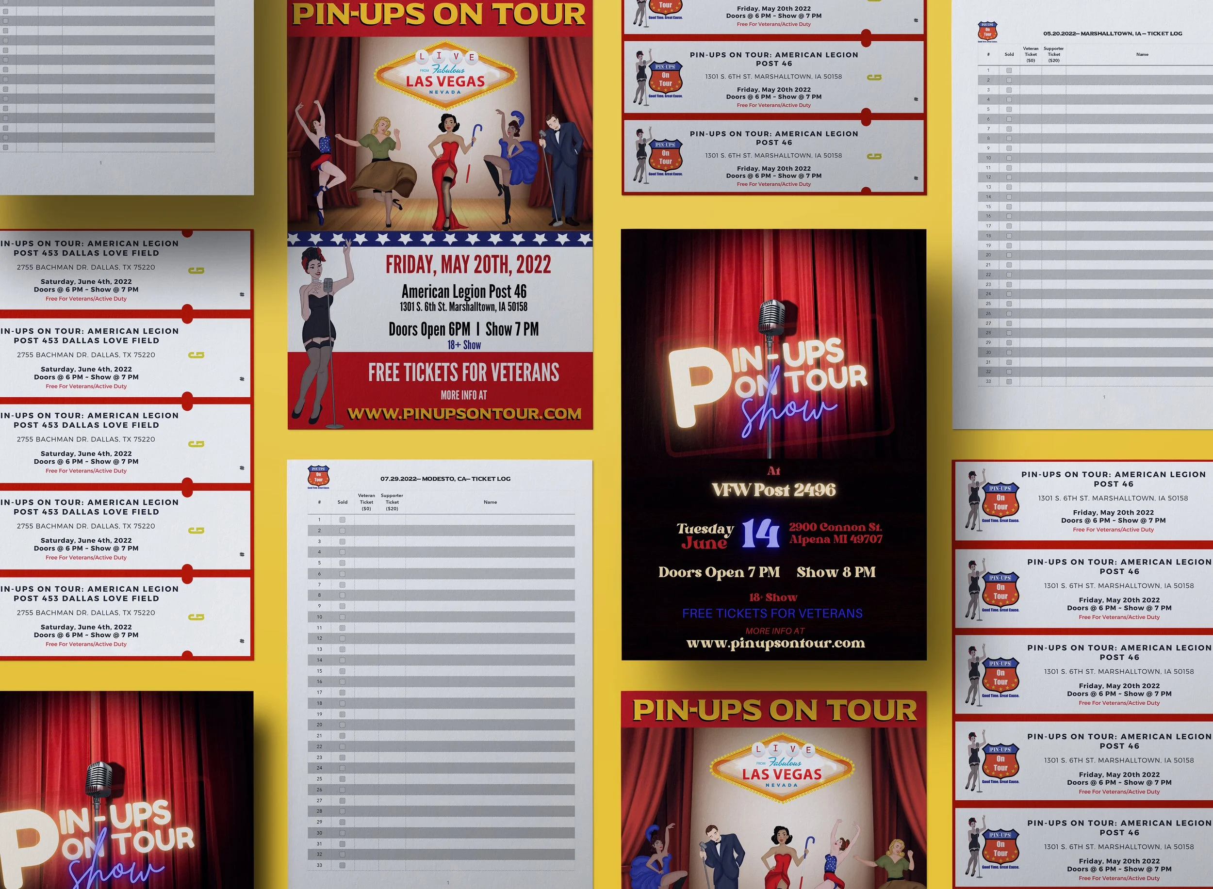 A standardized event packet helped venues coordinate logistics while maintaining consistent campaign messaging.