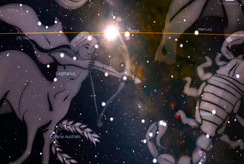 VENERE E SOLE ALL'EPIFANIA, 2026