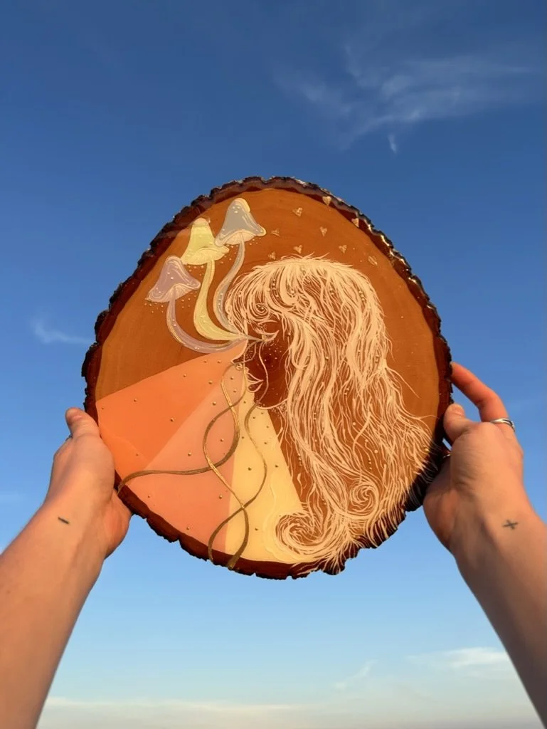 Deliverance Original Painting on Wood