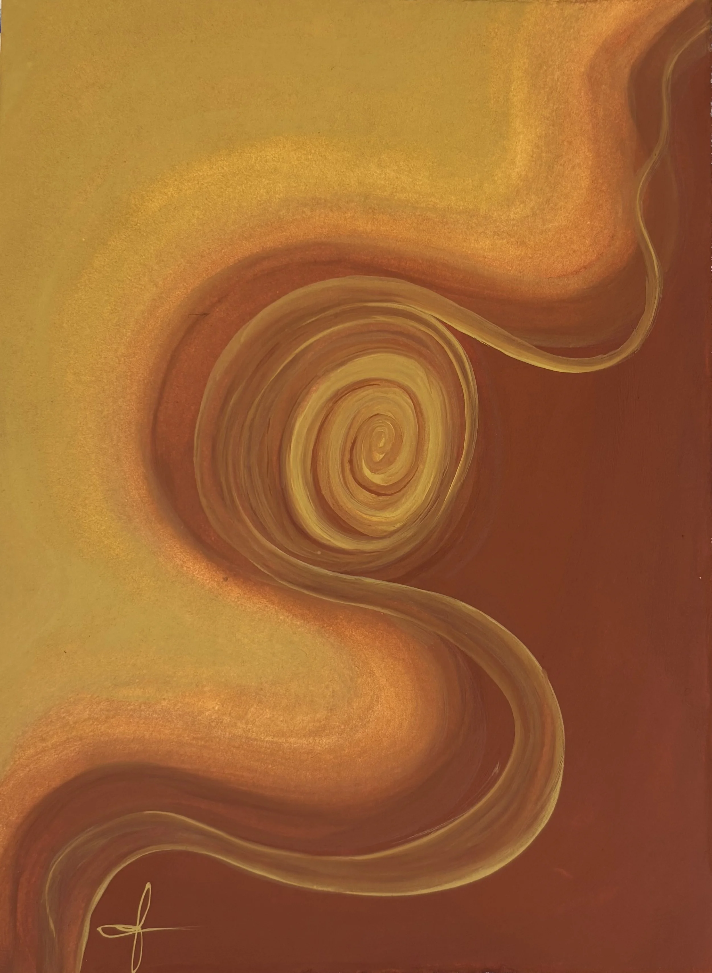 "Eros" Gouache on Cotton