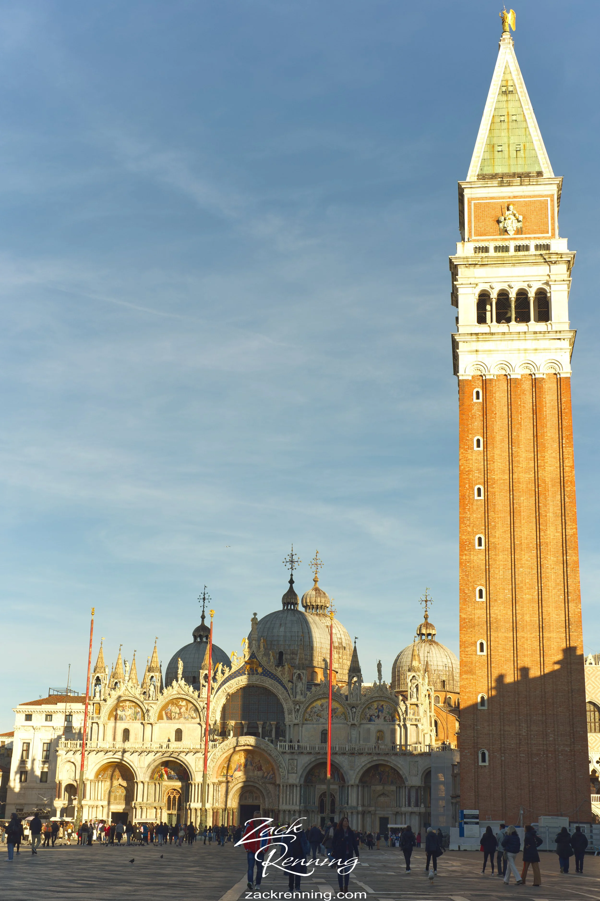 Taken in Piazza San Marco, of Basilica di San Marco and Campanile di San Marco