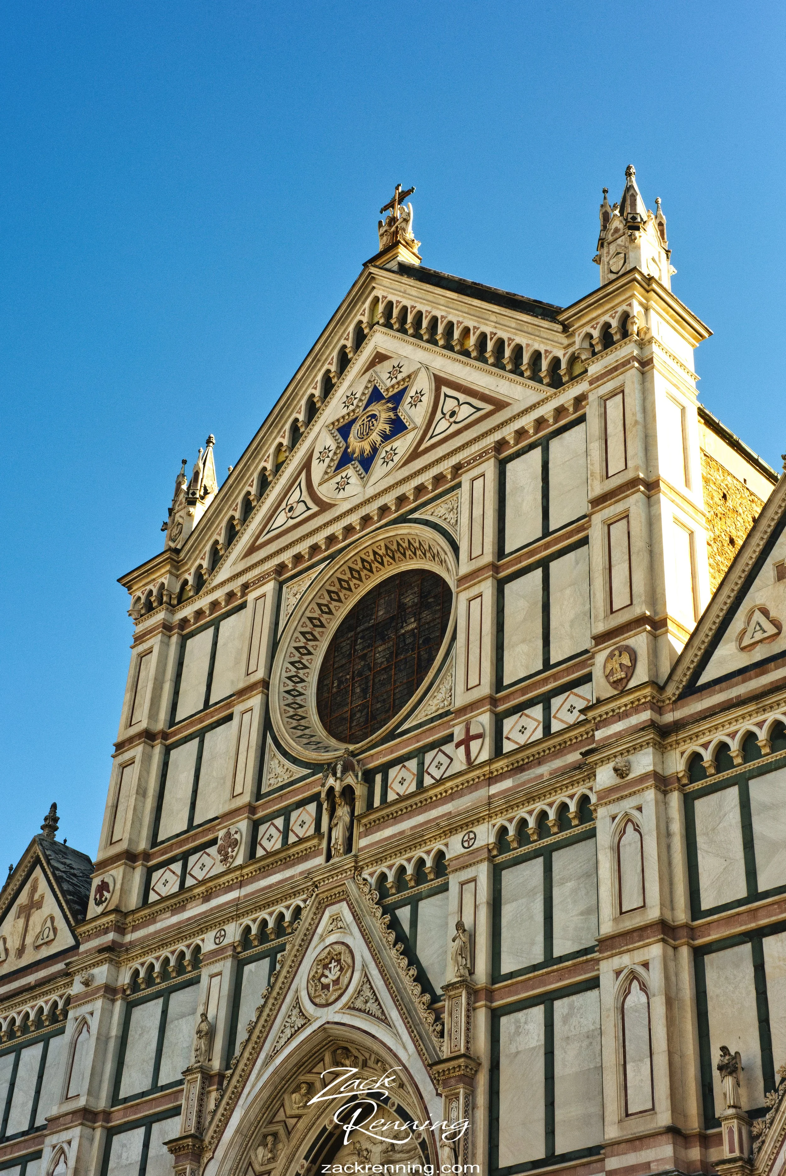 Now in Florence. 
This is the Basilica di Santa Croce di Firenze, home to the tombs of Michelangelo and Galileo