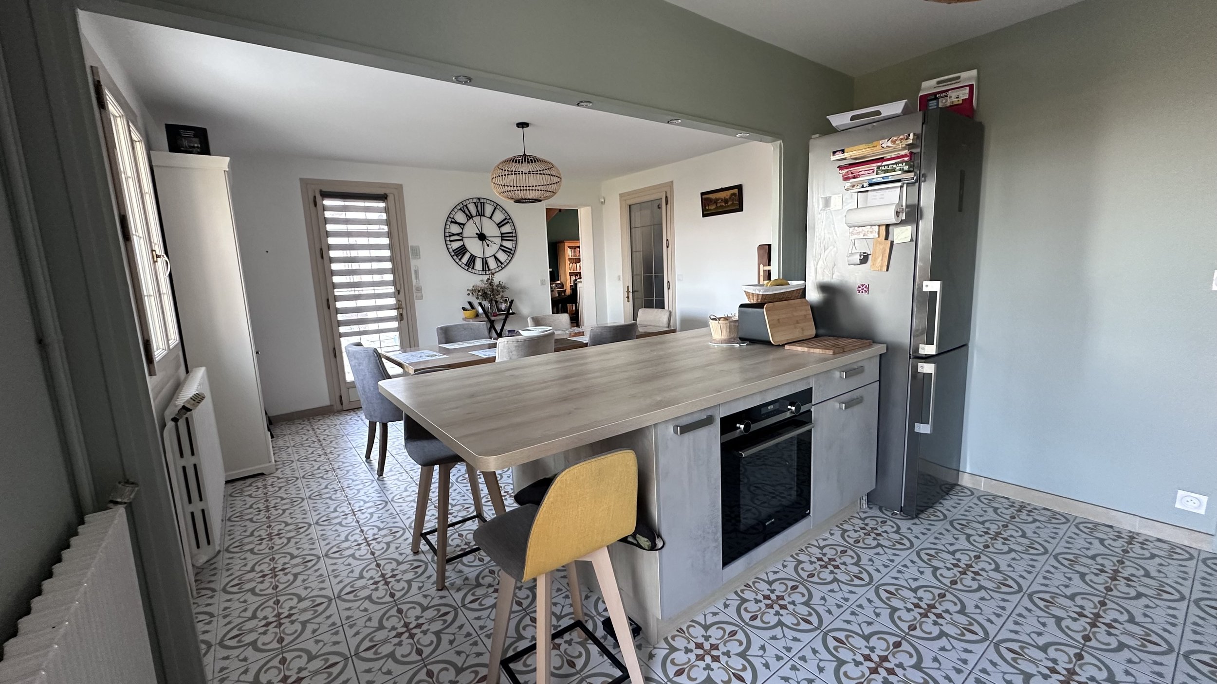 Kitchen at La Tour Blanche, a modern kitchen with oven, dishwasher, fridge freezer, microwave, Nespresso and all necessary china ware.