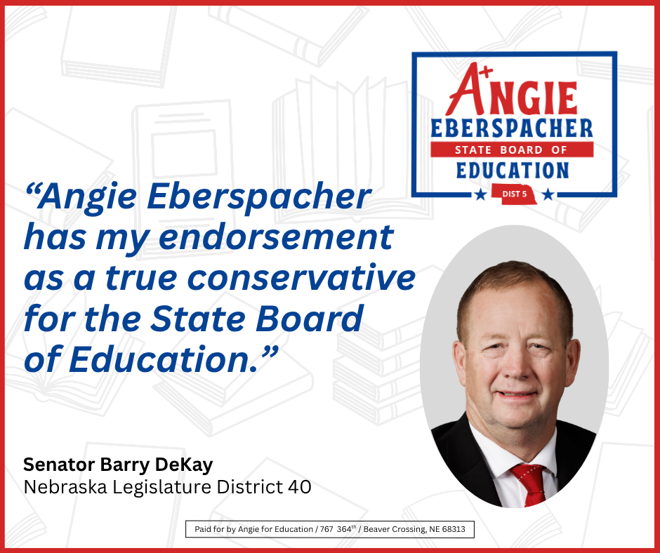 Senator Barry DeKay Endorsement.PNG