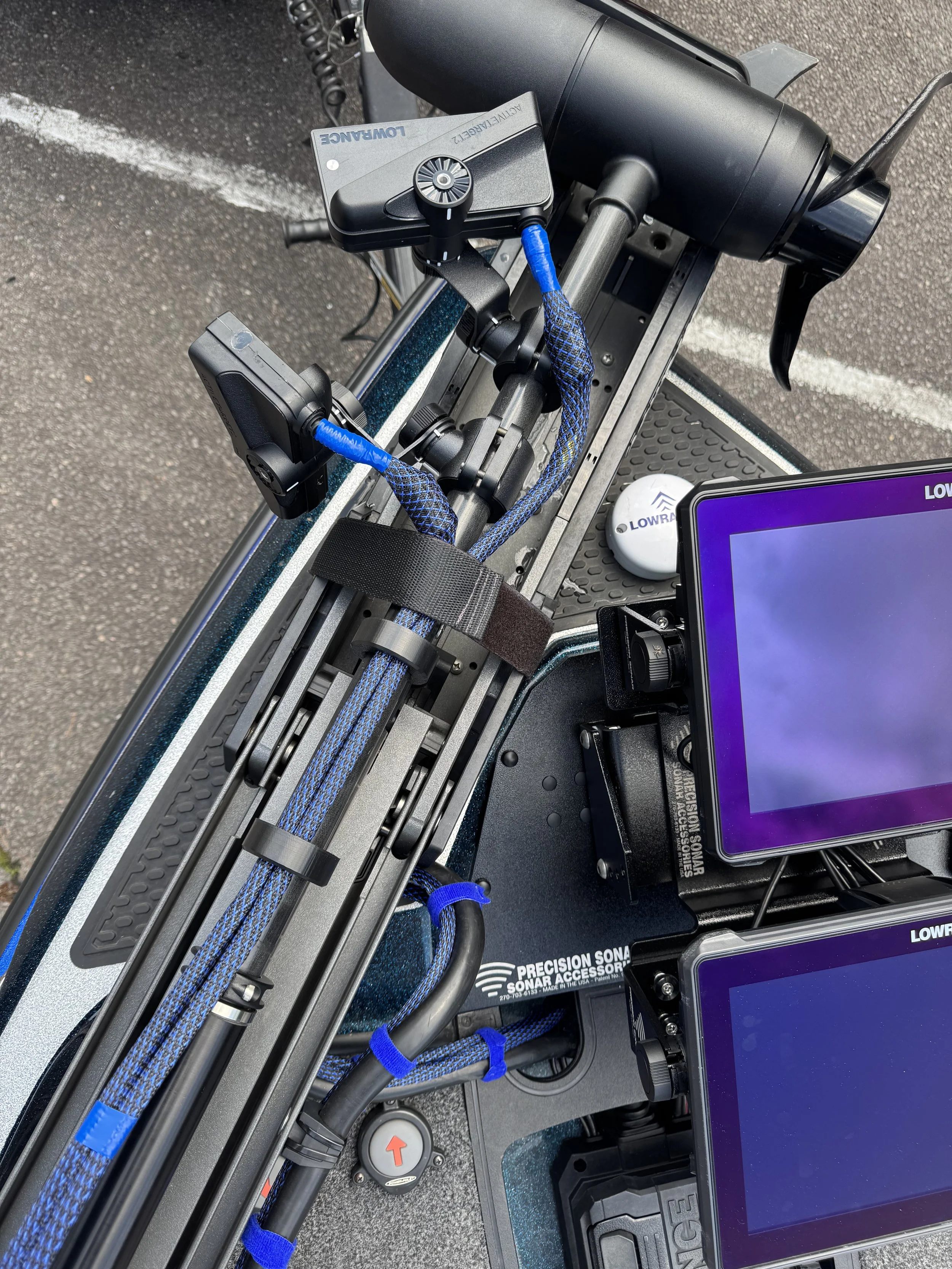 2022 Ranger 520R with 2 Lowrance Active Target 2s with one in Scout and one in Forward.