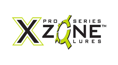 X-Zone Lures logo, link opens xzonelures.com