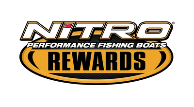 Nitro Rewards logo, link opens nitroboats.com