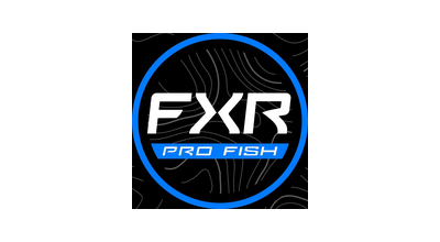 FXR Pro Fish logo, link opens fxrracing.com