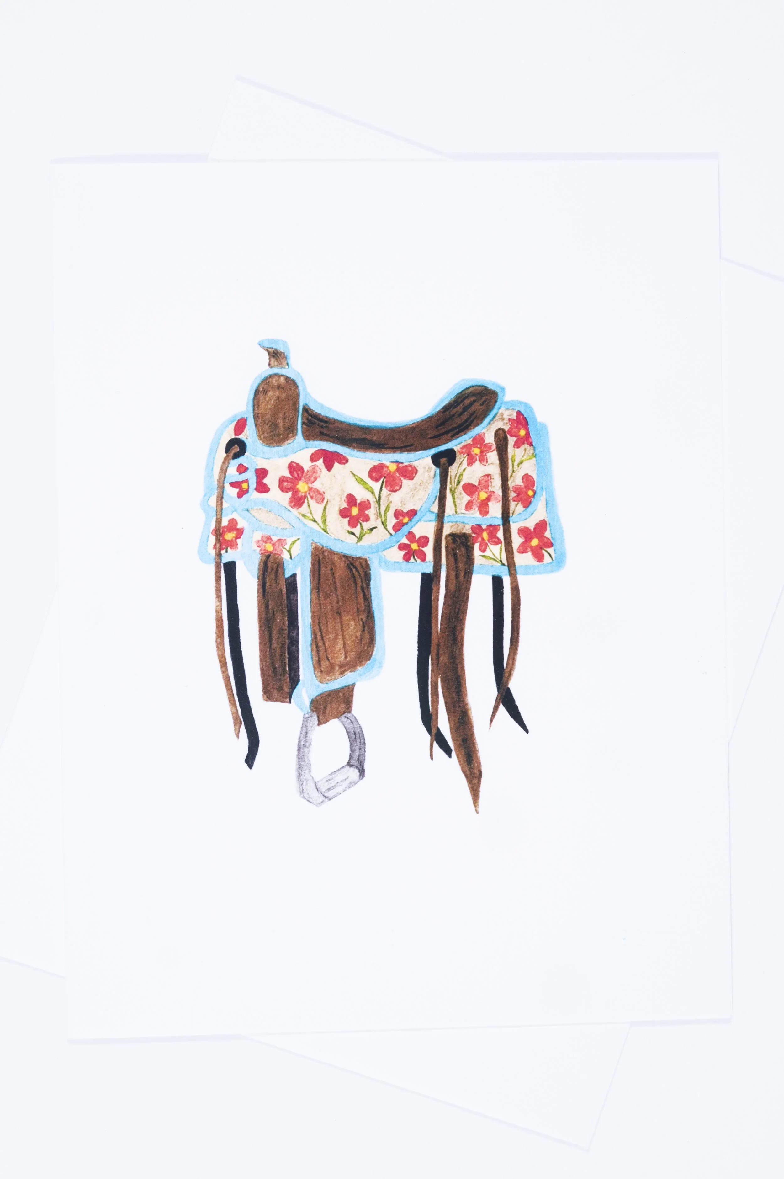 GREETING CARD / Saddle