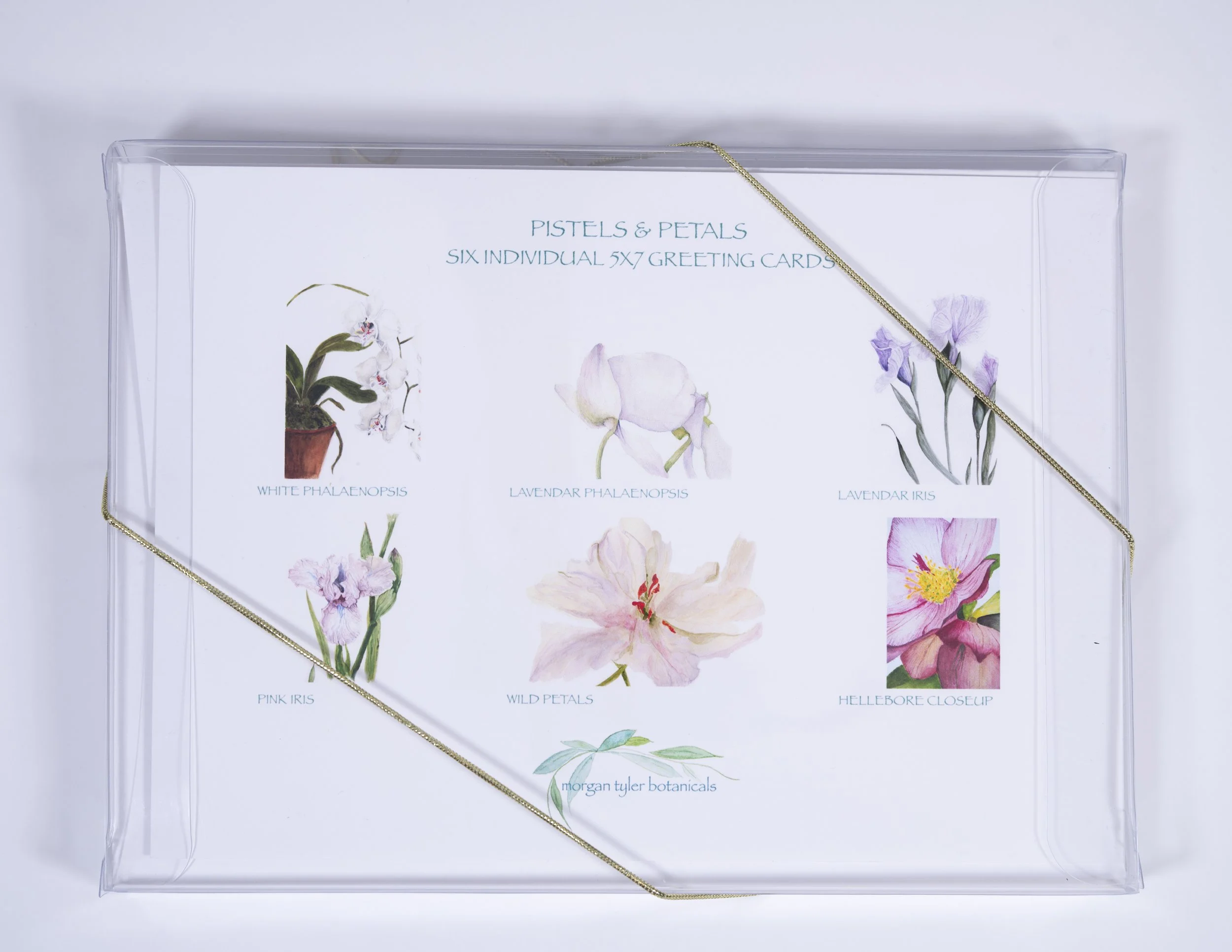 PISTELS & PETALS / Elegant Watercolor Flower Greeting Card Set
