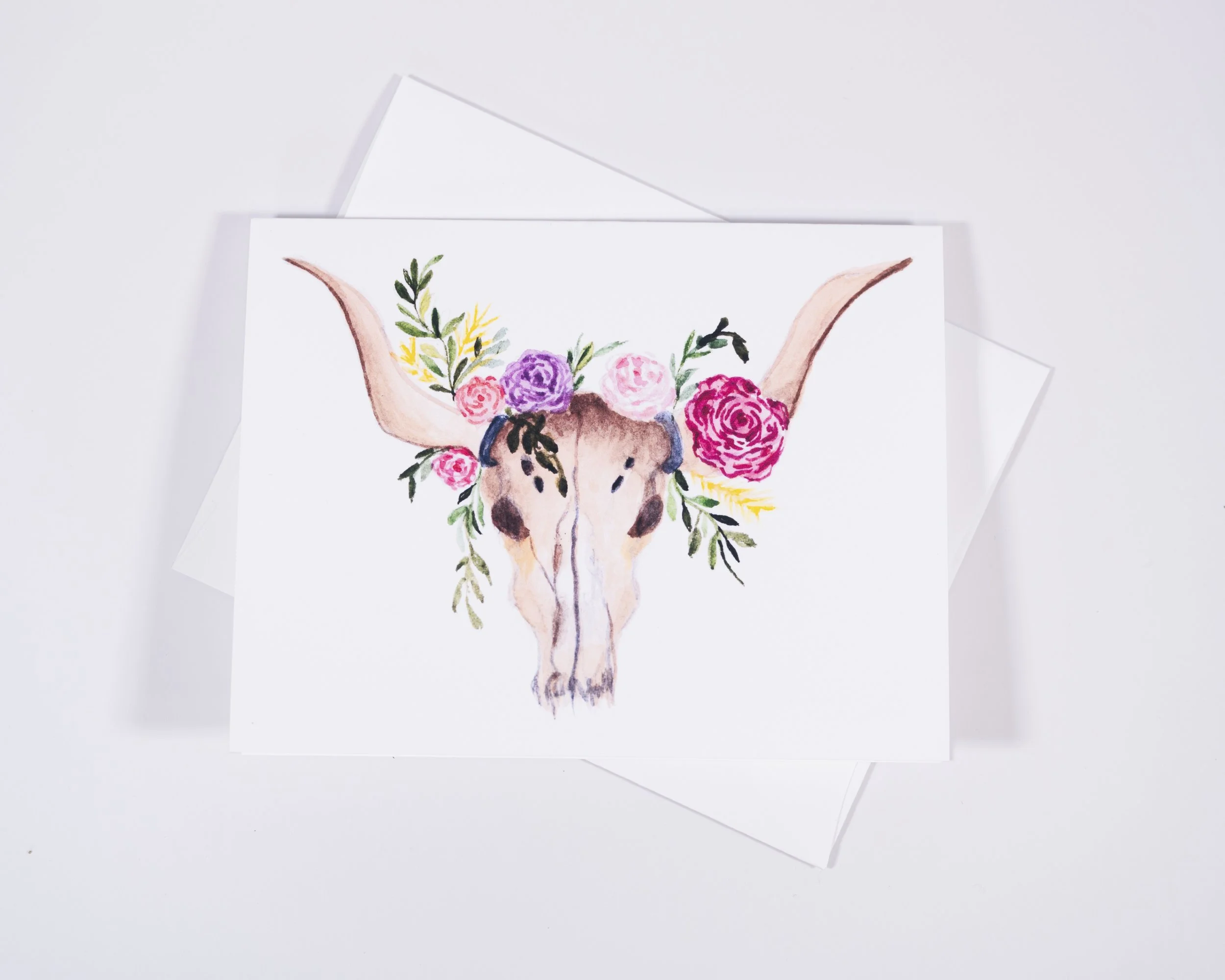 GREETING CARD / Skull
