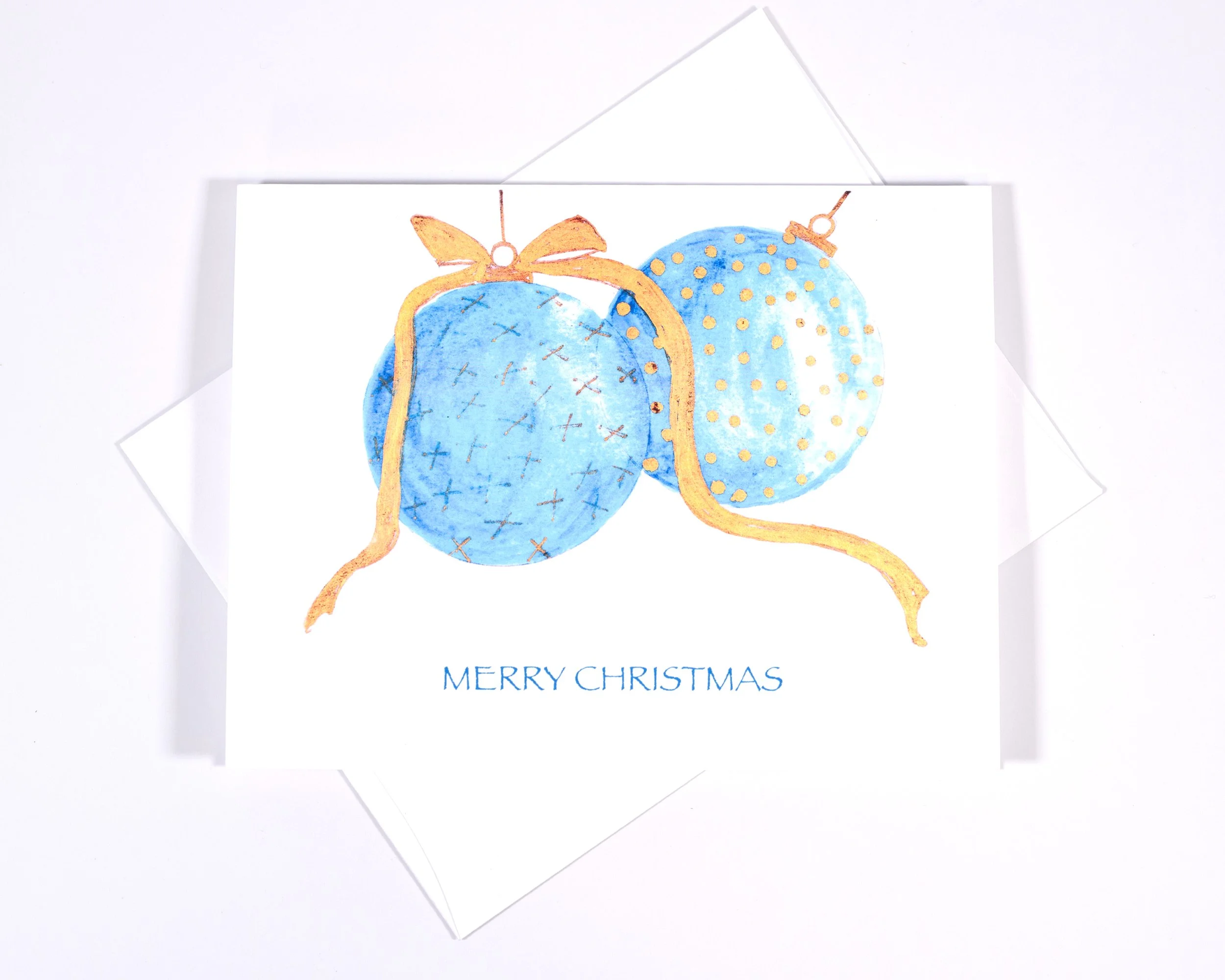 CHRISTMAS CARDS / New Blue Balls