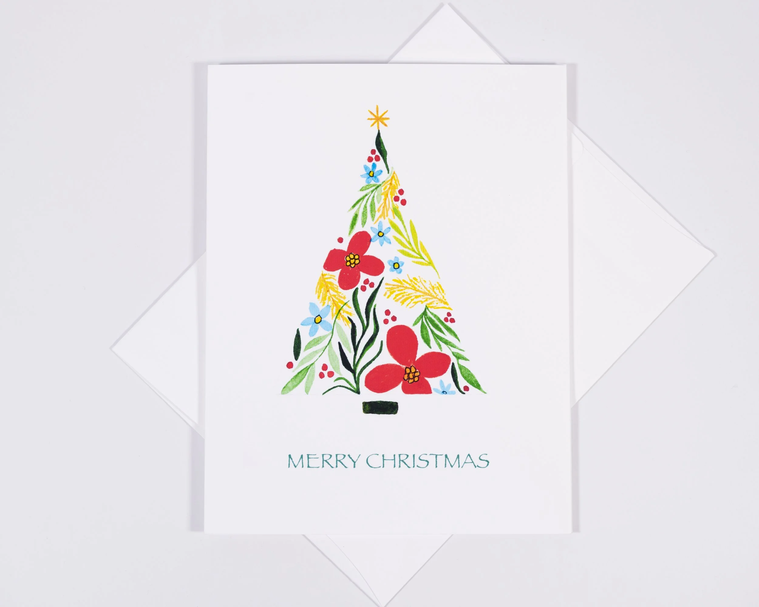 CHRISTMAS CARD / Tropical Christmas Tree (Copy)