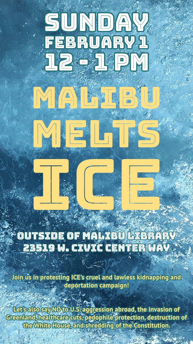 Malibu Melts Ice Protest!