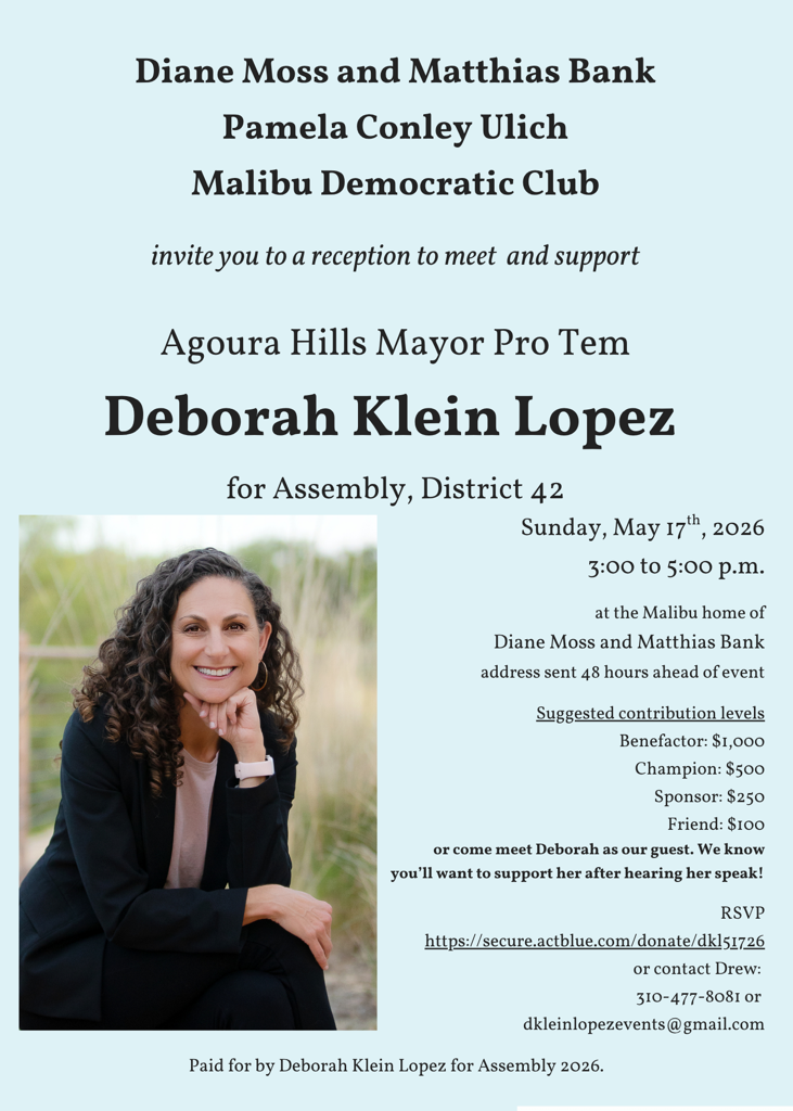 Deborah Klein Lopez for State Assembly!