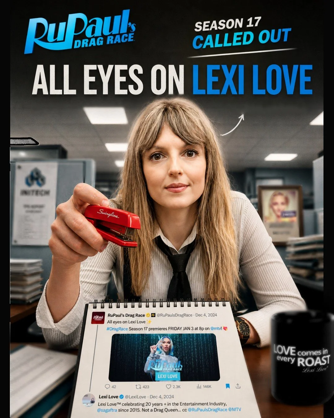 "Excuse me, RPDR, WOW, and Paramount, I believe you are using my trademark in global distribution." 💍

You told the world to put "all eyes on Lexi Love," and honey, I have arrived serving tea 🫖 and receipts 🧾.

Love Comes in Ev