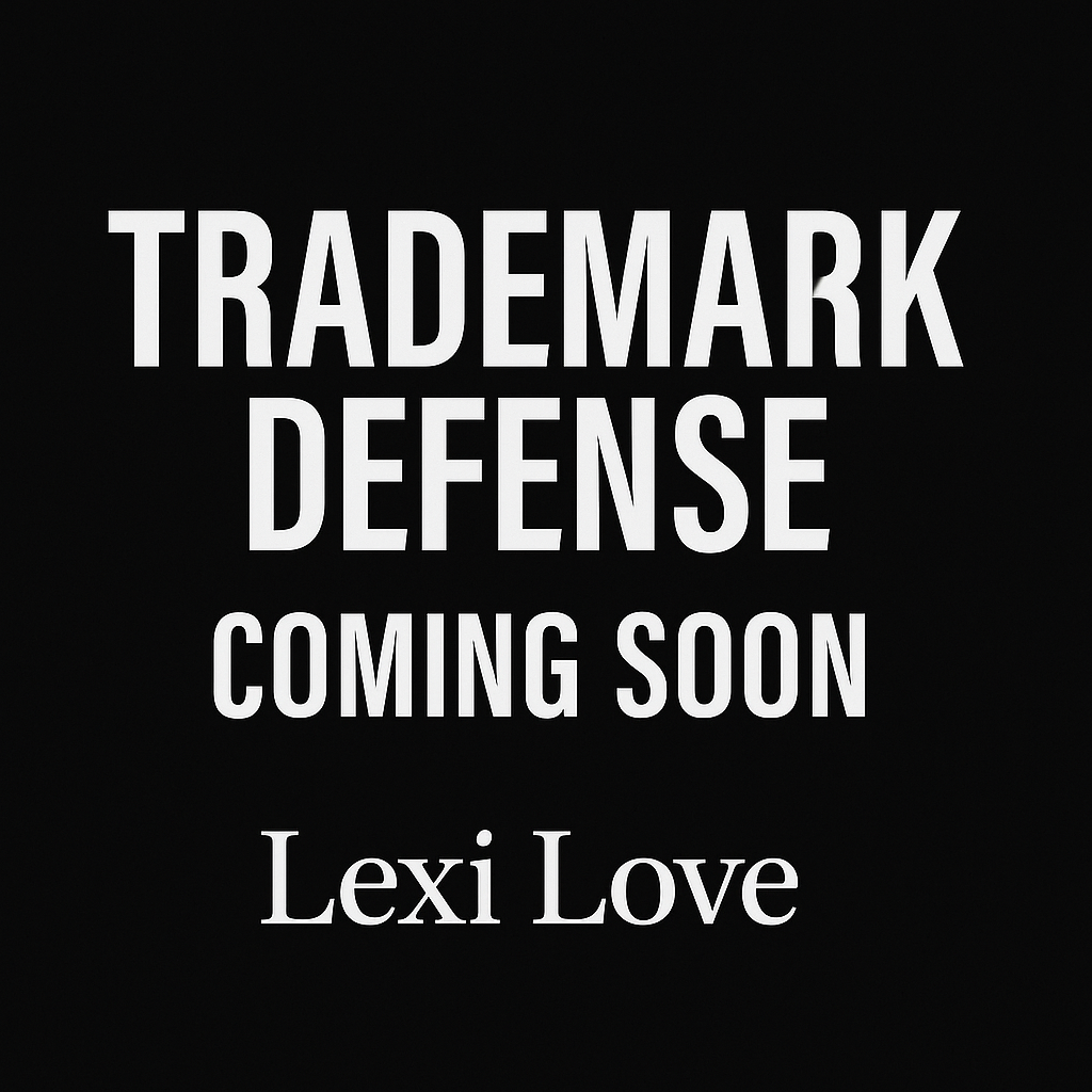 Lexi Love® Trademark Clarification, Misidentification Defense, Intellectual Property Rights