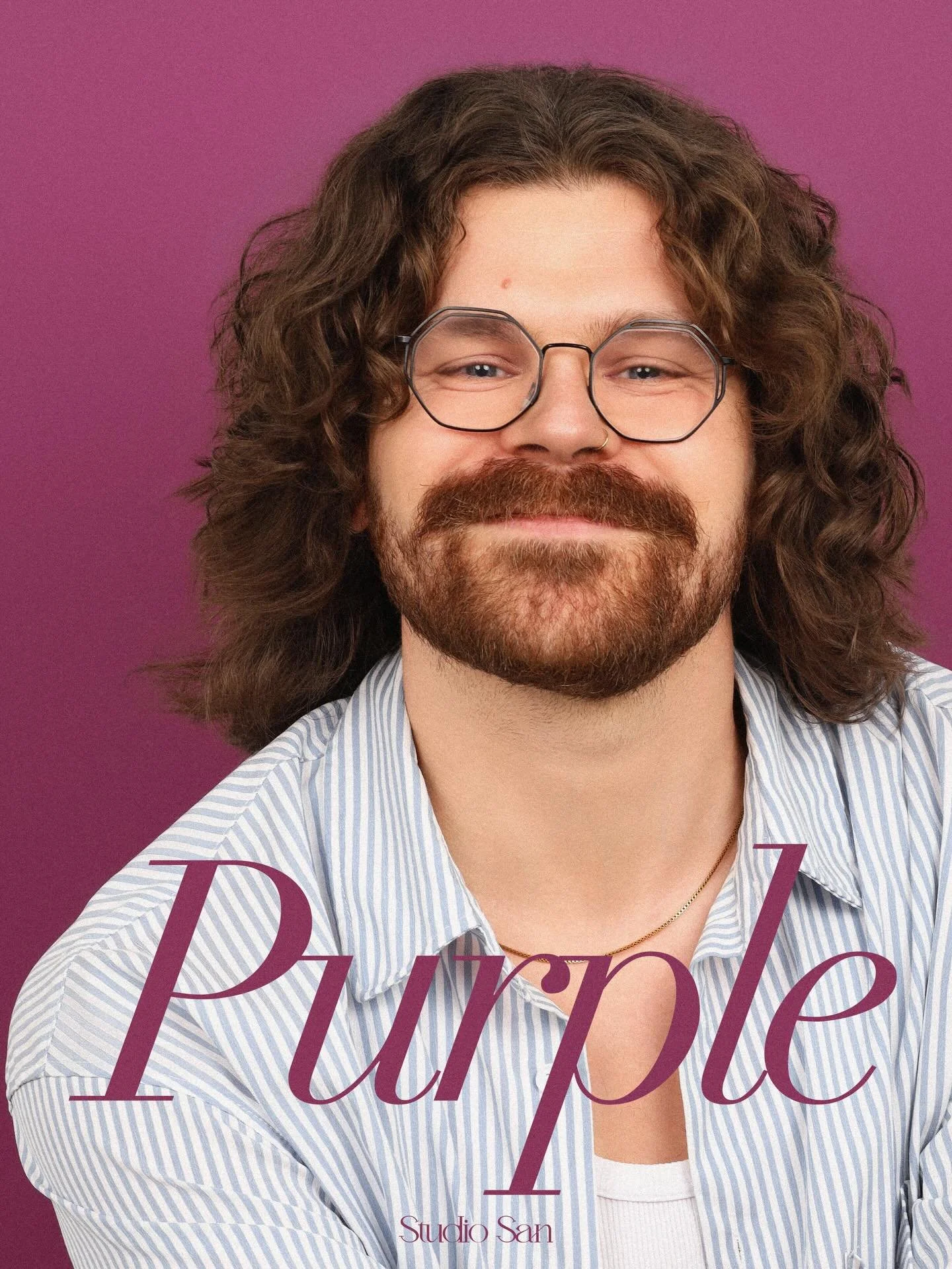 🌈I&rsquo;m really happy to introduce the last colour of this LGBTQ+ project.
The seventh colour is [Purple]

Rob was polite, thoughtful, and well prepared, bringing several outfits for the shoot. He was funny too, and I especially liked how he clear