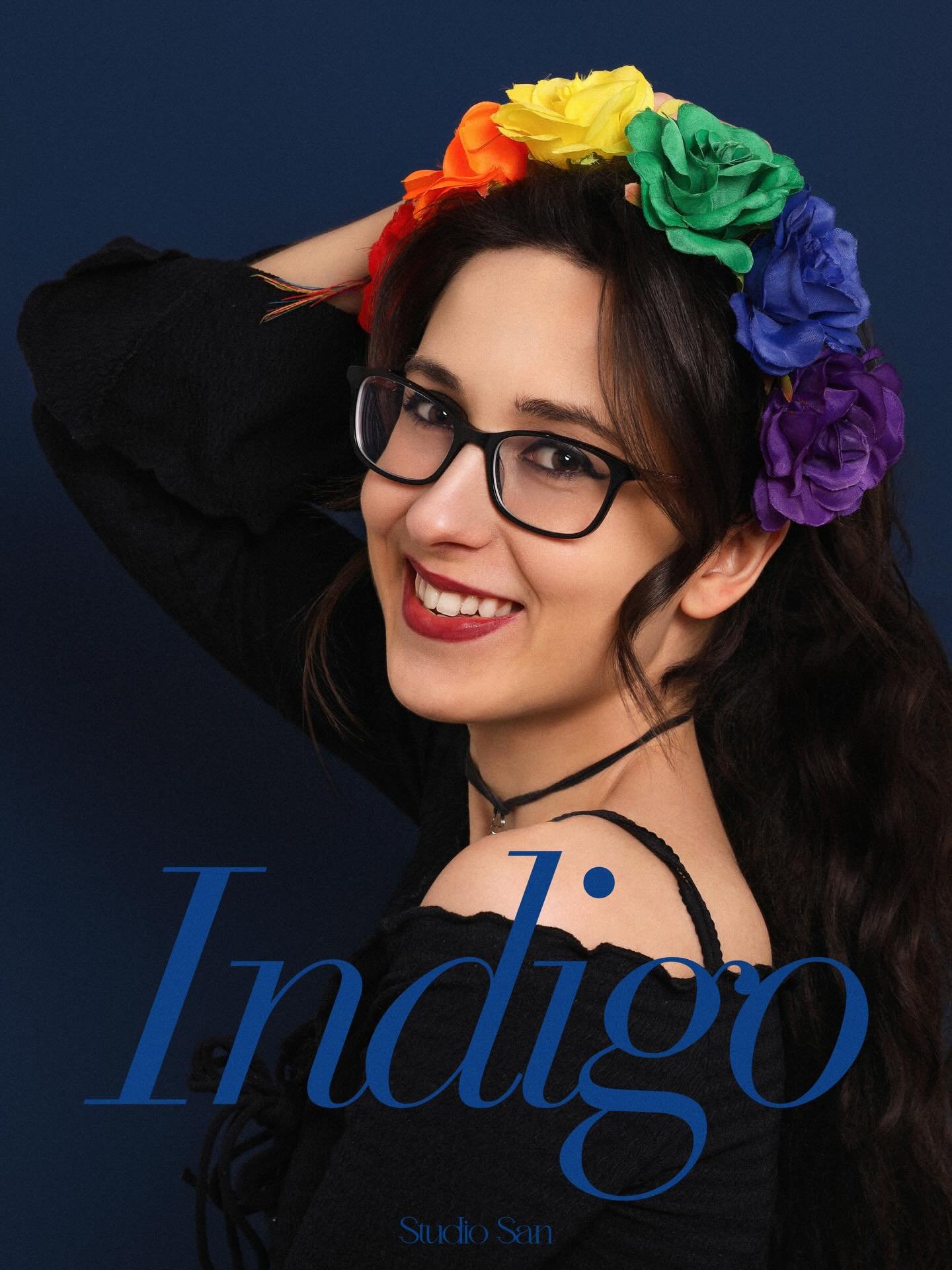 🌈I&rsquo;m really happy to introduce the sixth colour of this LGBTQ+ project.
The sixth colour is [Indigo]

Fran came across as a wonderful person with a kind impression and strong inner strength.
I still keep thinking about the joke they made about