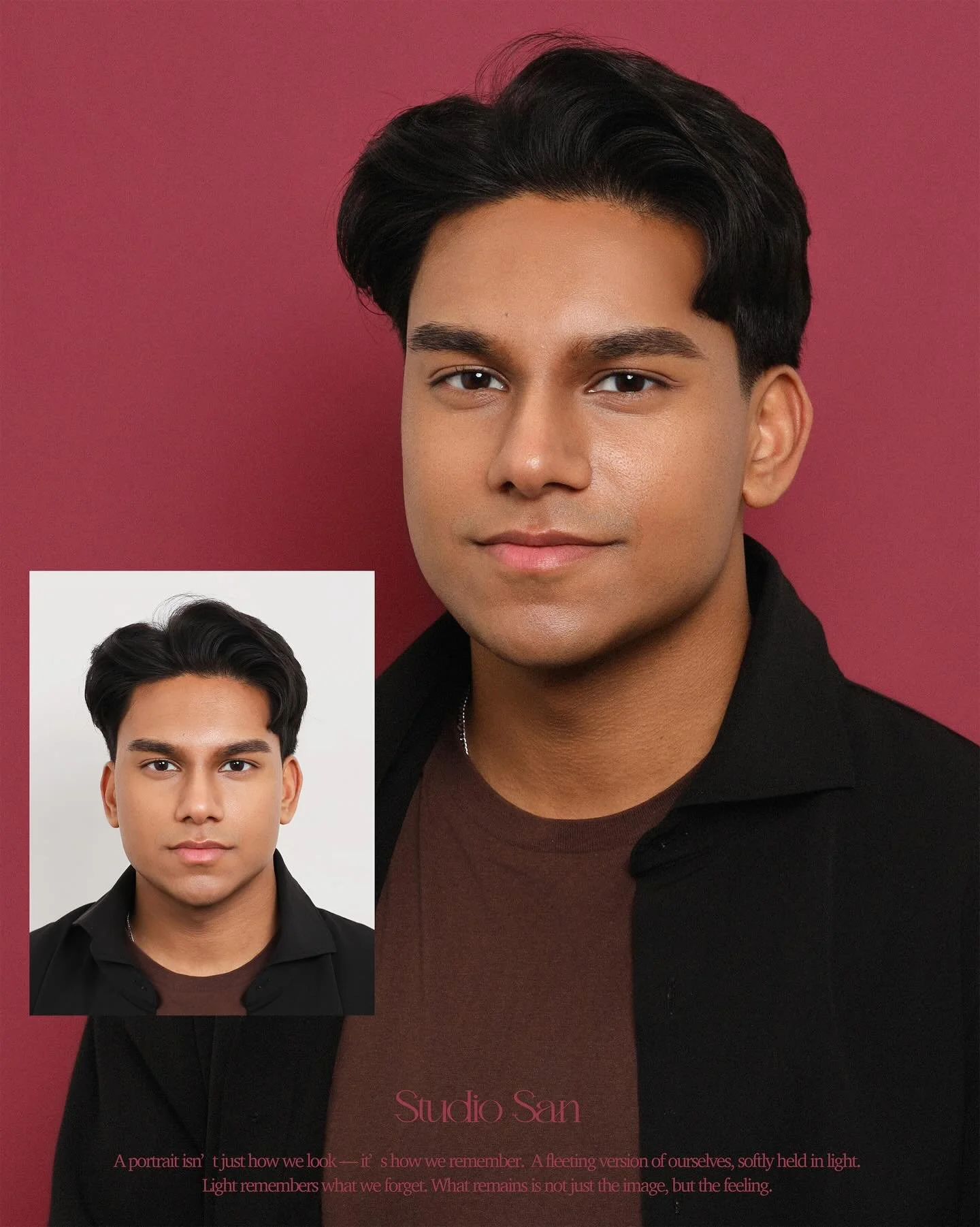 📸 Headshots for LinkedIn + Passport Photos in One Session

Need a professional profile photo and passport photo at the same time? Save time with our Passport + Profile Package.

✔ LinkedIn headshot
✔ Passport photo
✔ Clean, professional lighting
✔ F