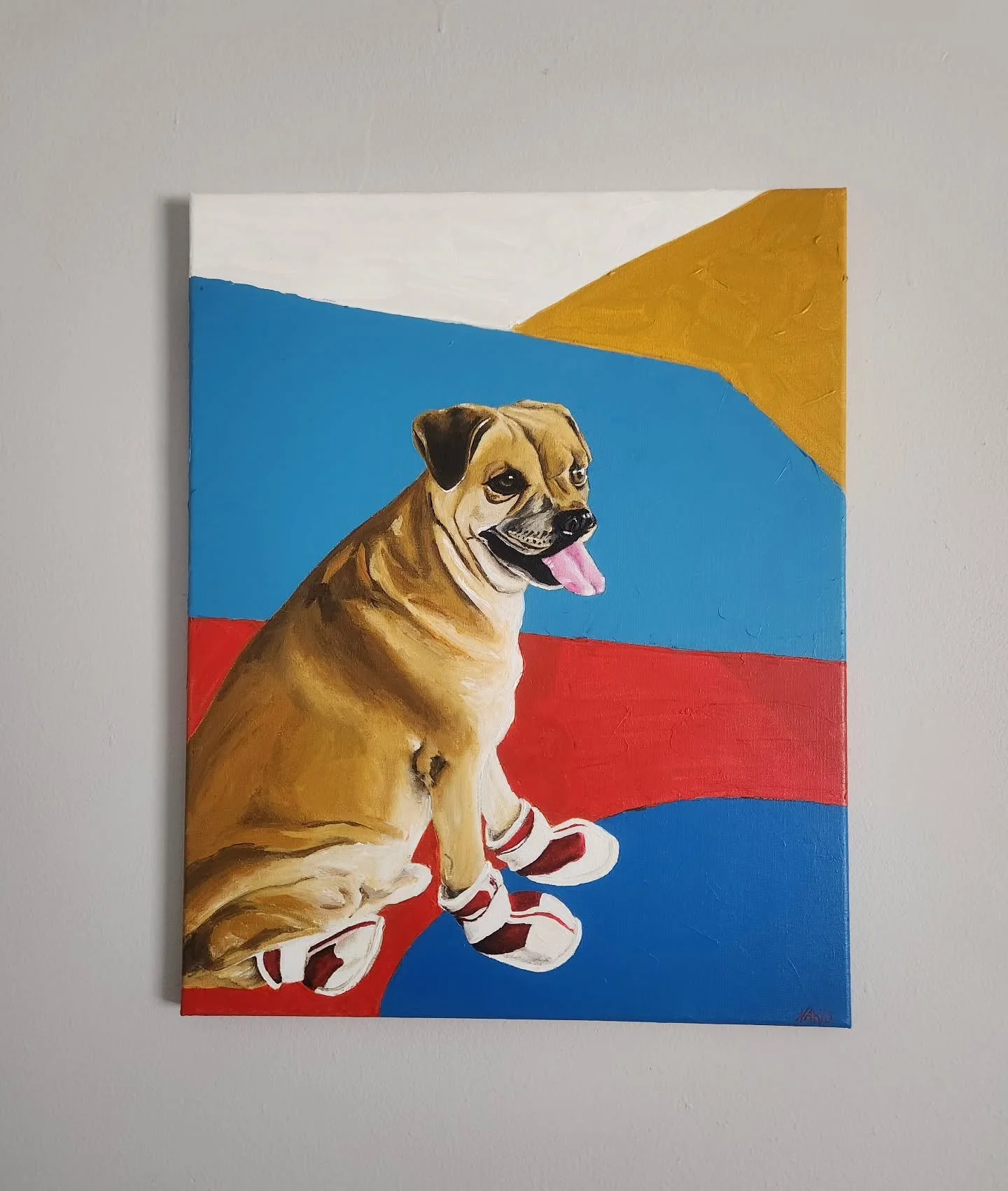 #acrylicpainting 
#petlovers 
#artistsoninstagram 
#art 
#customepaint