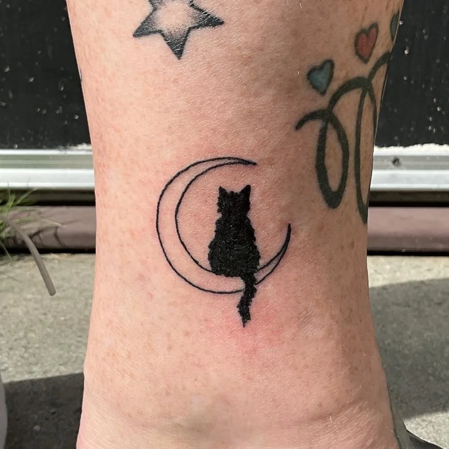 Cat & Moon