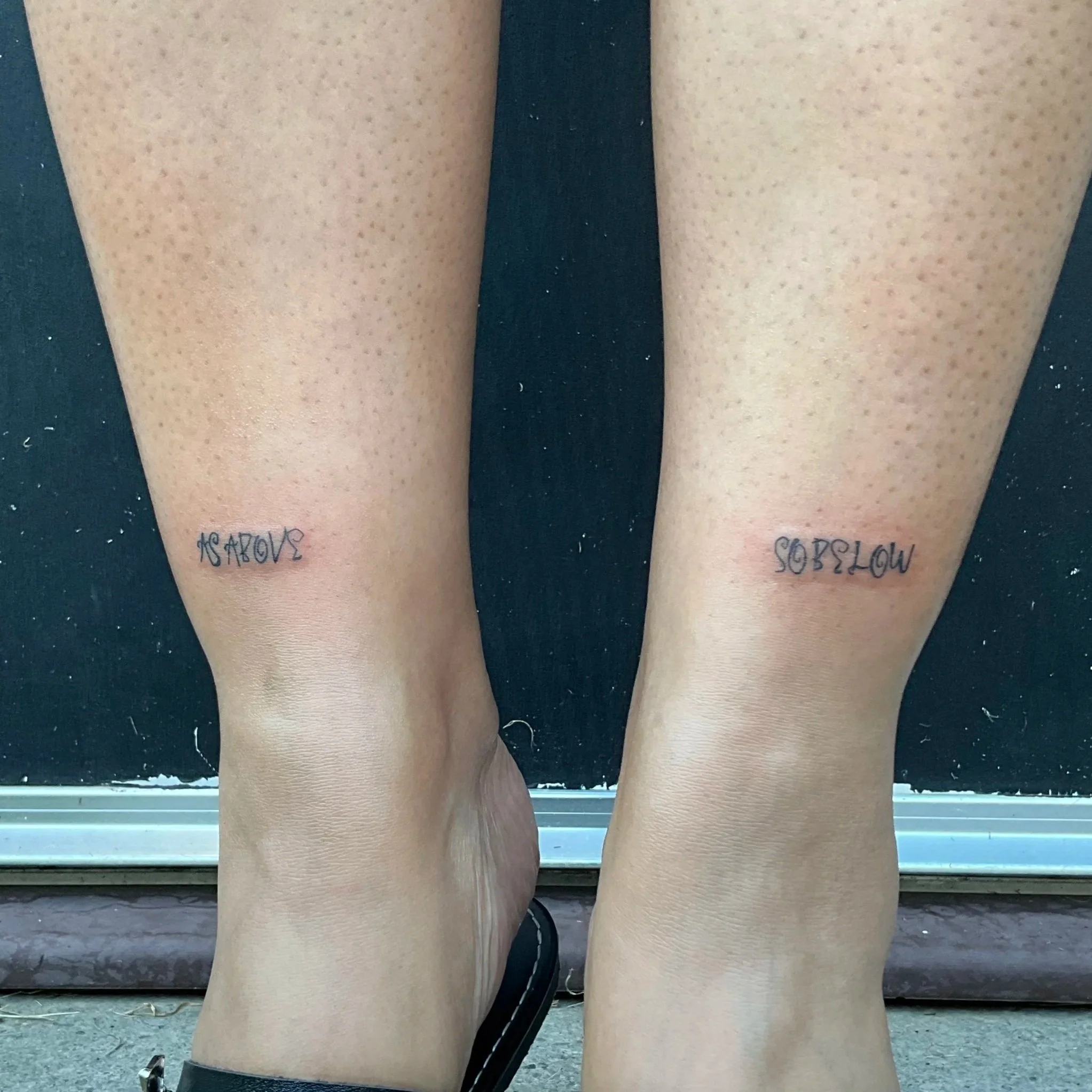 "As Above So Below".