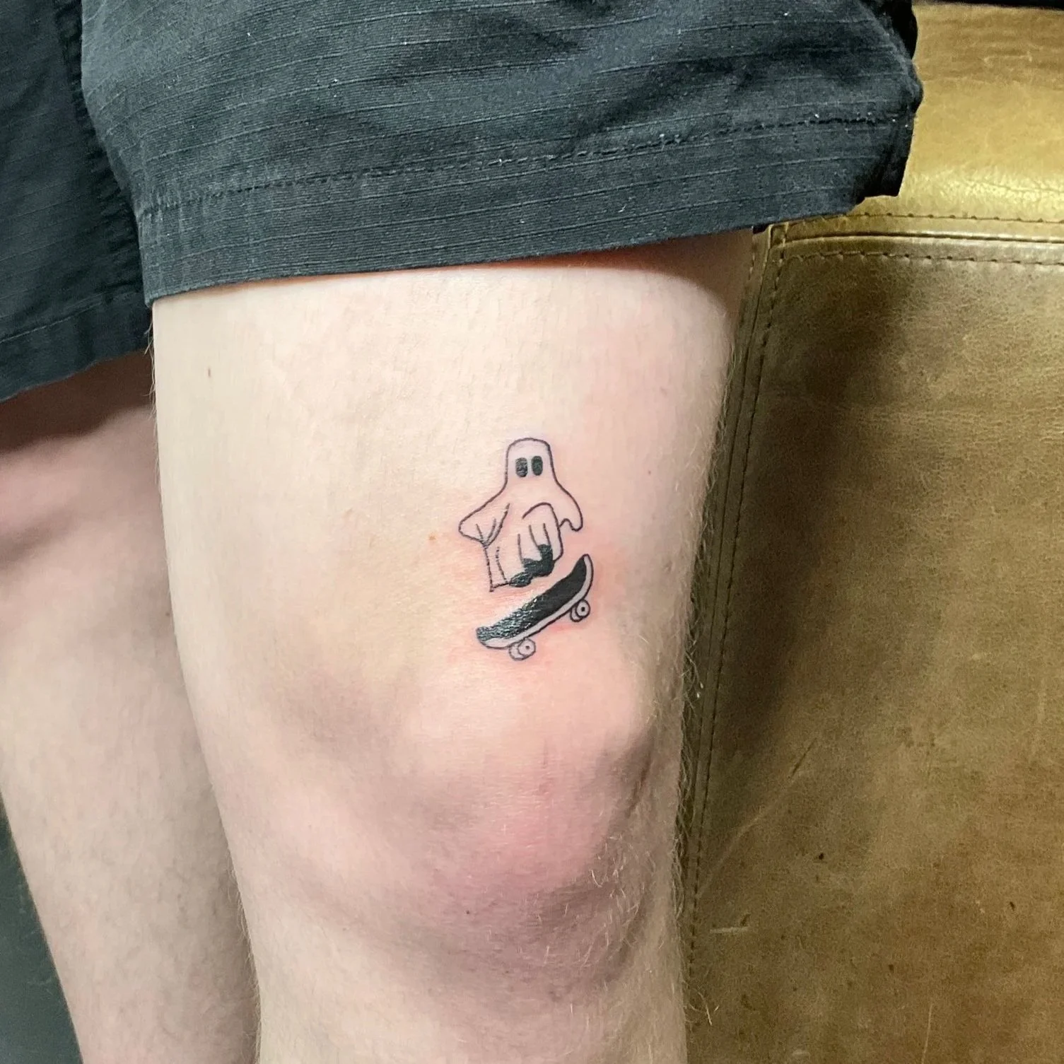 Skateboarding Ghost.