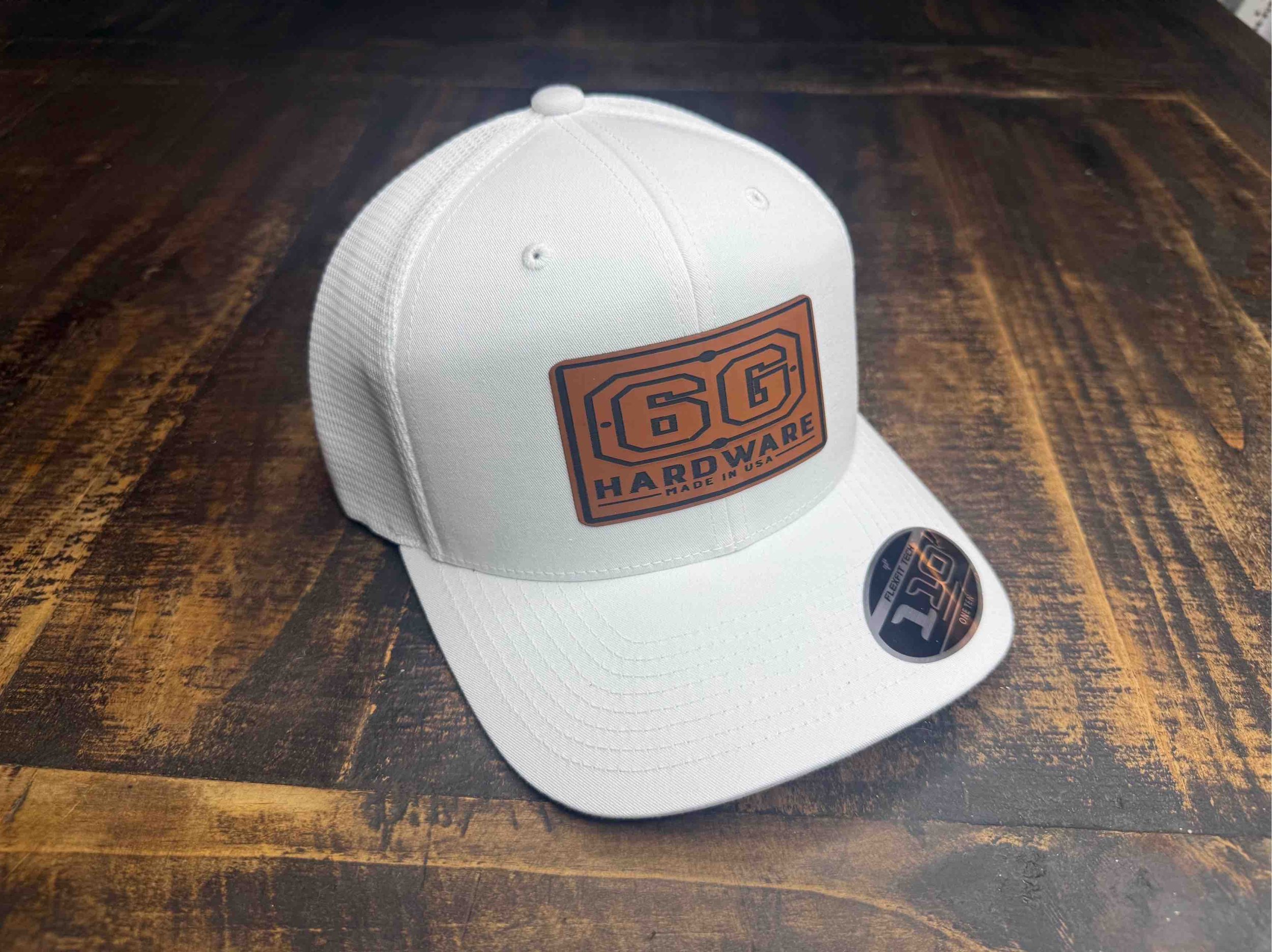 6G HARDWARE WHITE FLEXFIT 110 HAT