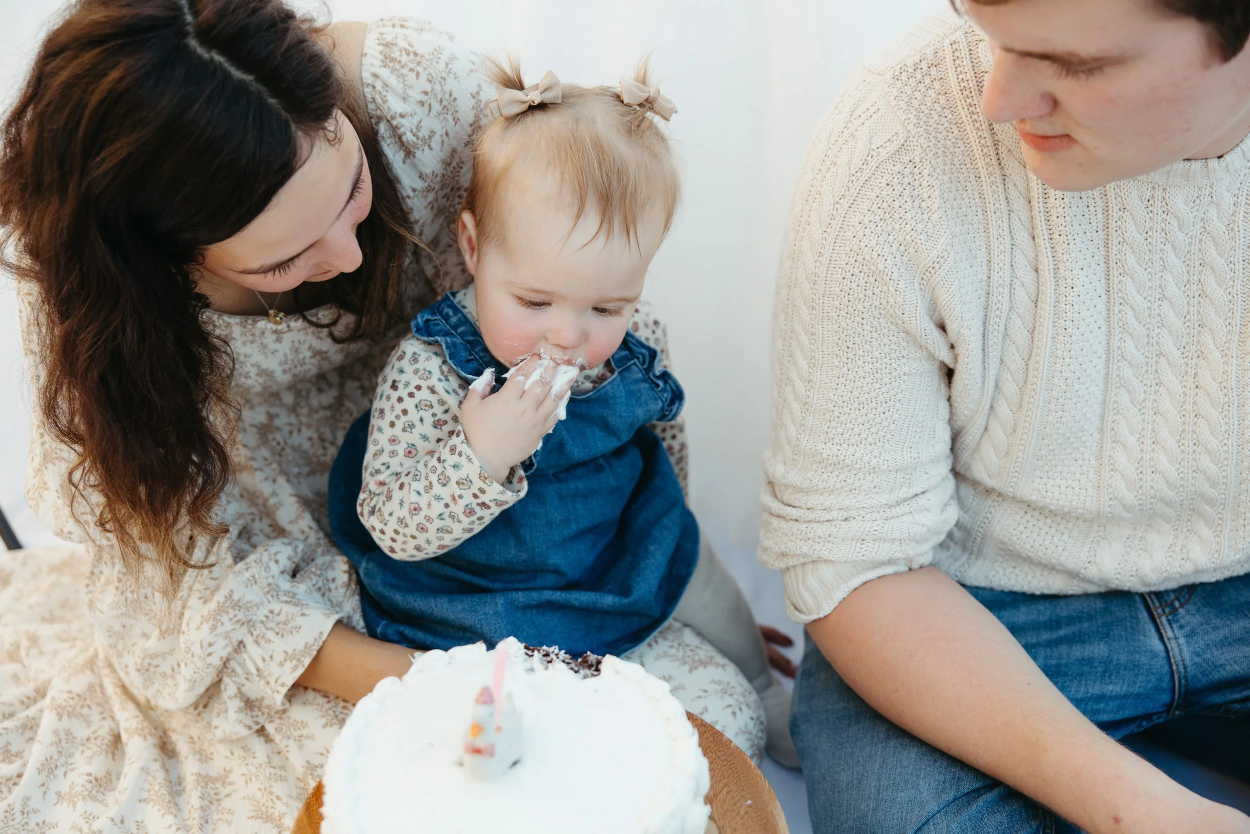 Mahan fam + smash cake 