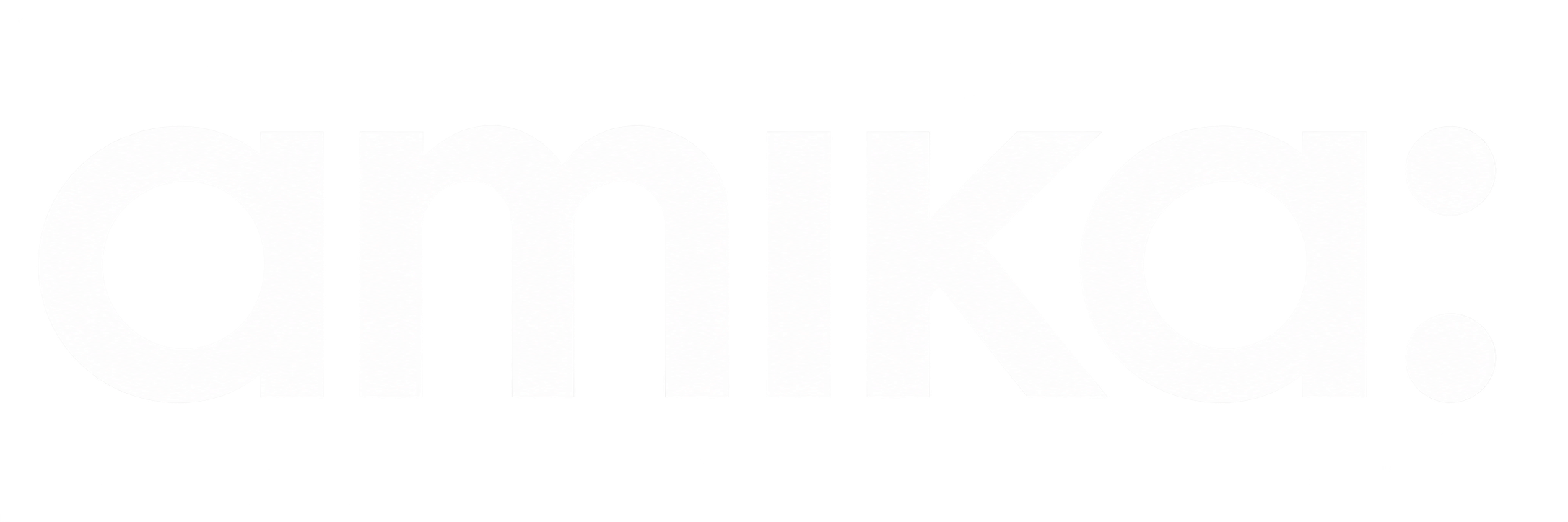 White Amika Wordmark on Transparent Background.png