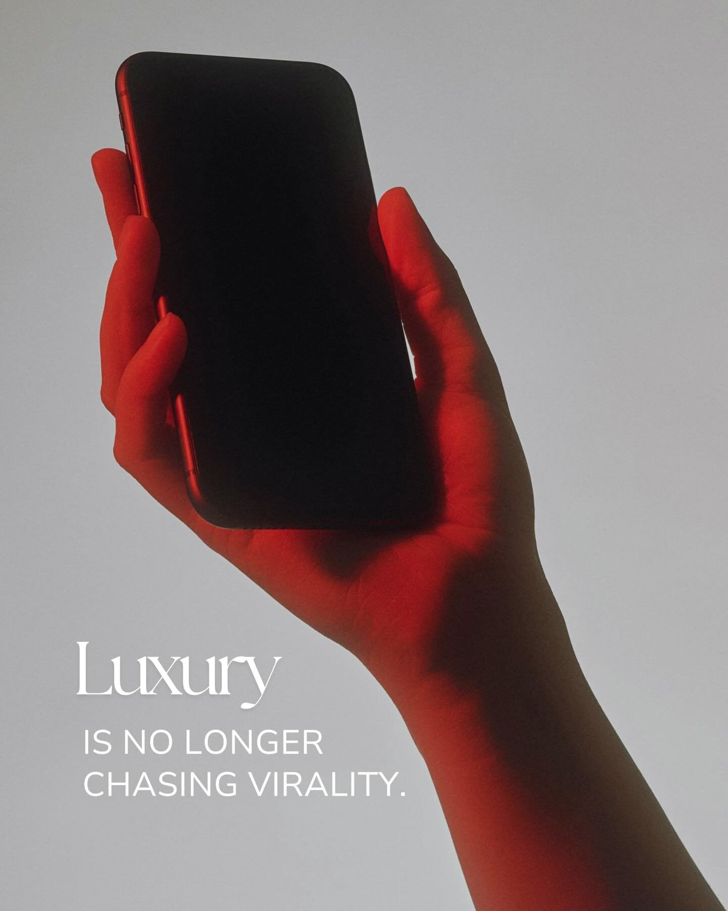 Luxury content is shifting.

Brands are moving away from interruption and toward immersion, designing images and videos meant to be watched again, not consumed once and forgotten.

Rewatchable content builds familiarity, texture and memory. It slows 