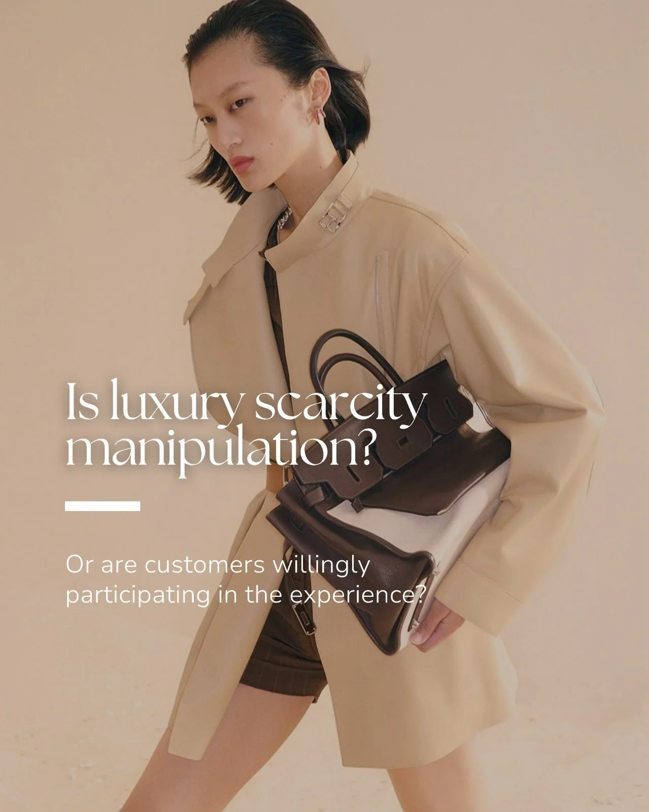 Luxury scarcity is often framed as manipulation.

But manipulation implies deception.

When someone waits years for a Birkin, they&rsquo;re aware of the process. They understand the waiting list, the scarcity, and the mythology surrounding the produc